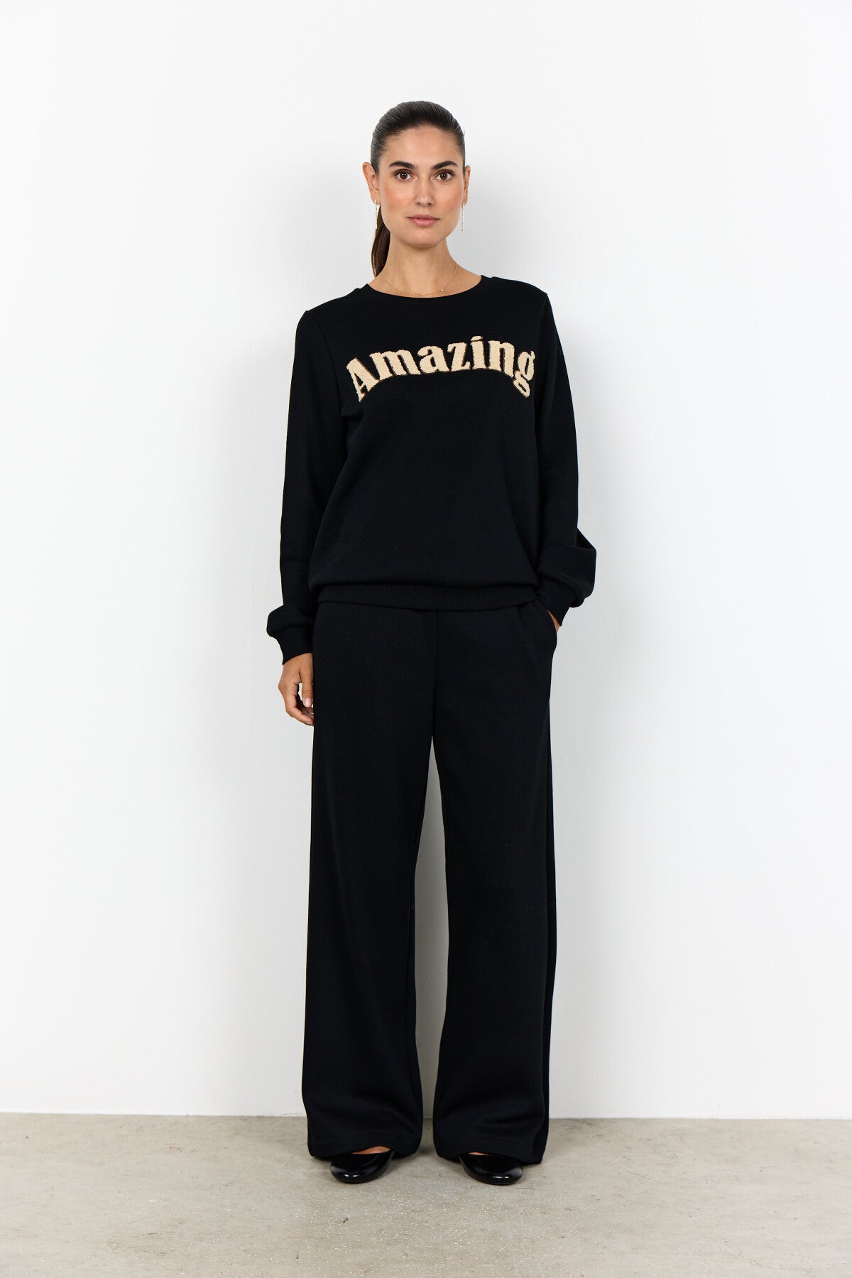 SC-ANGELIN 1 Sweatshirt Svart