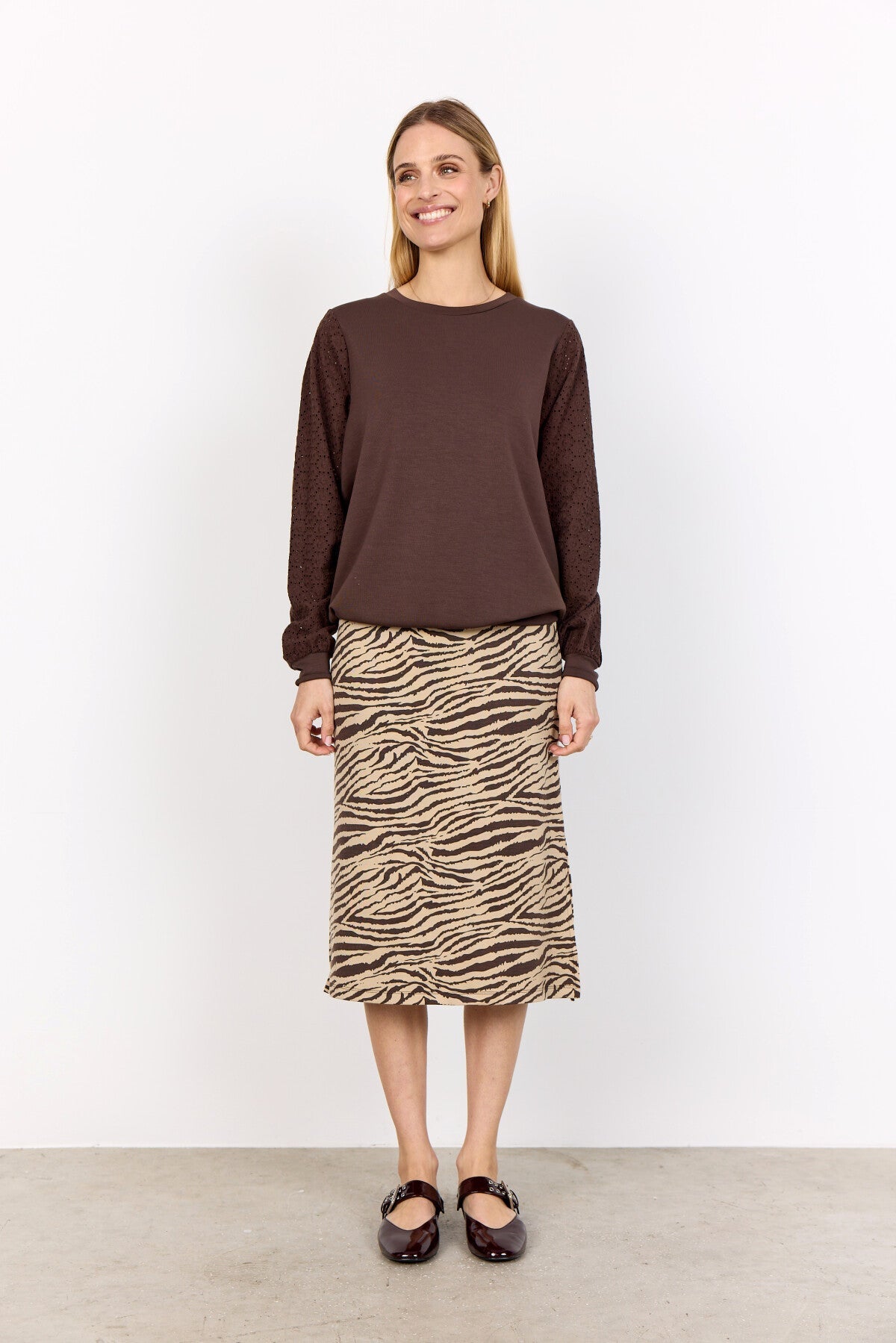 SC-BANU 247 Sweatshirt Mörkbrun