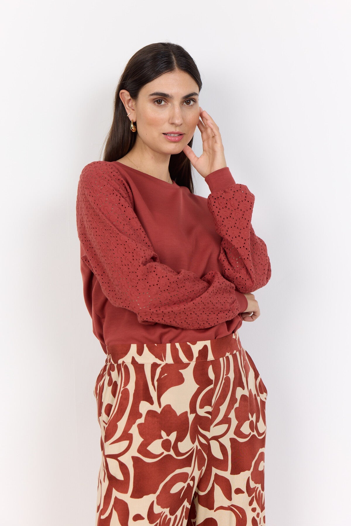 SC-BANU 247 Sweatshirt Roströd