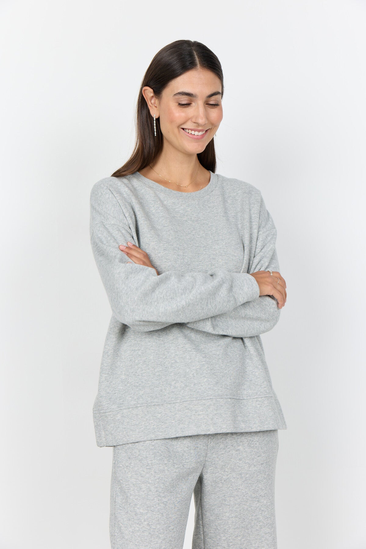 SC-ANGELIN 2 Sweatshirt Ljusgrått