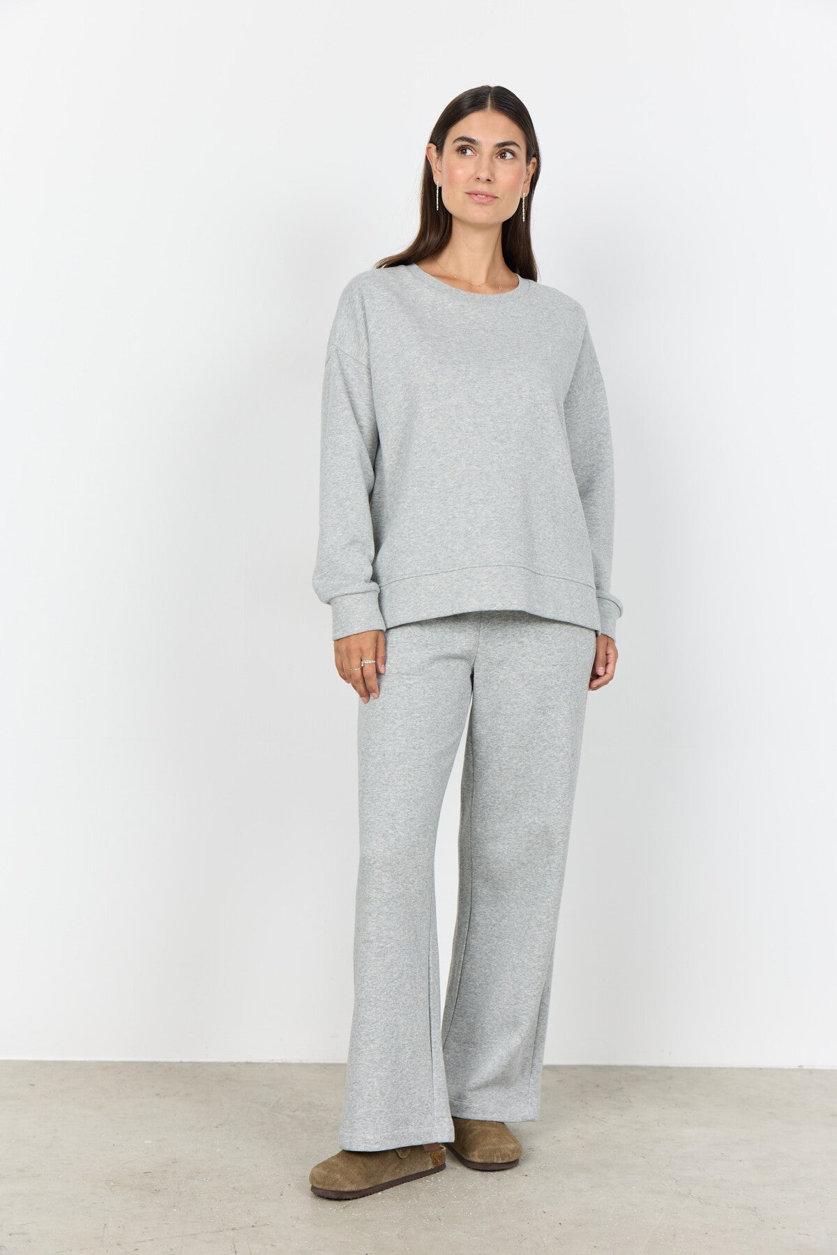 SC-ANGELIN 2 Sweatshirt Ljusgrått