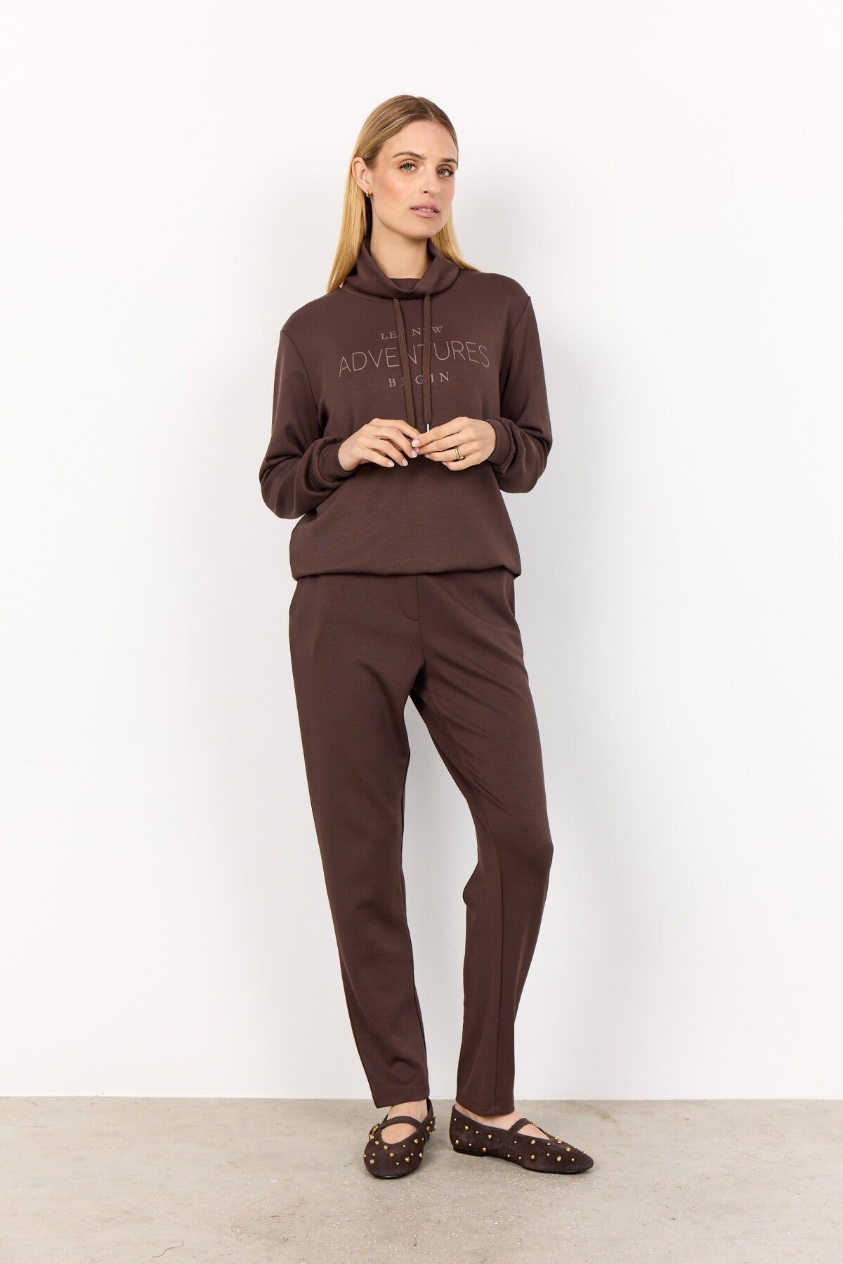 SC-BANU 248 Sweatshirt Mörkbrun