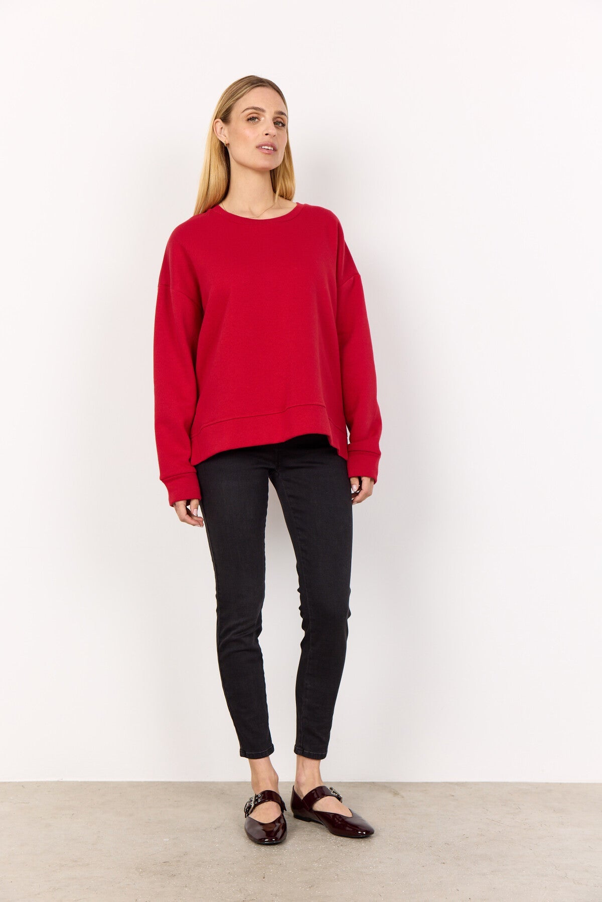 SC-ANGELIN 2 Sweatshirt Röd