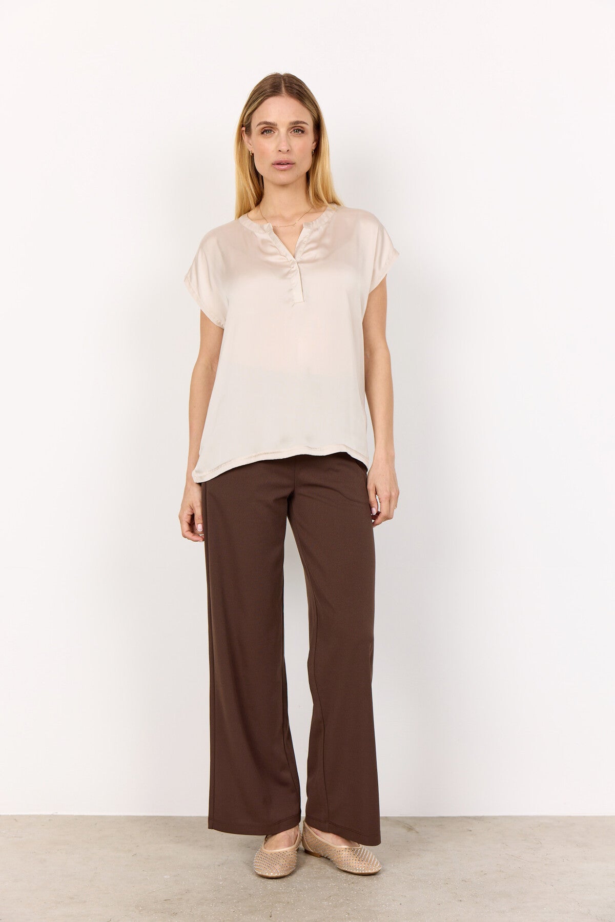 SC-THILDE 43 T-shirt Cream