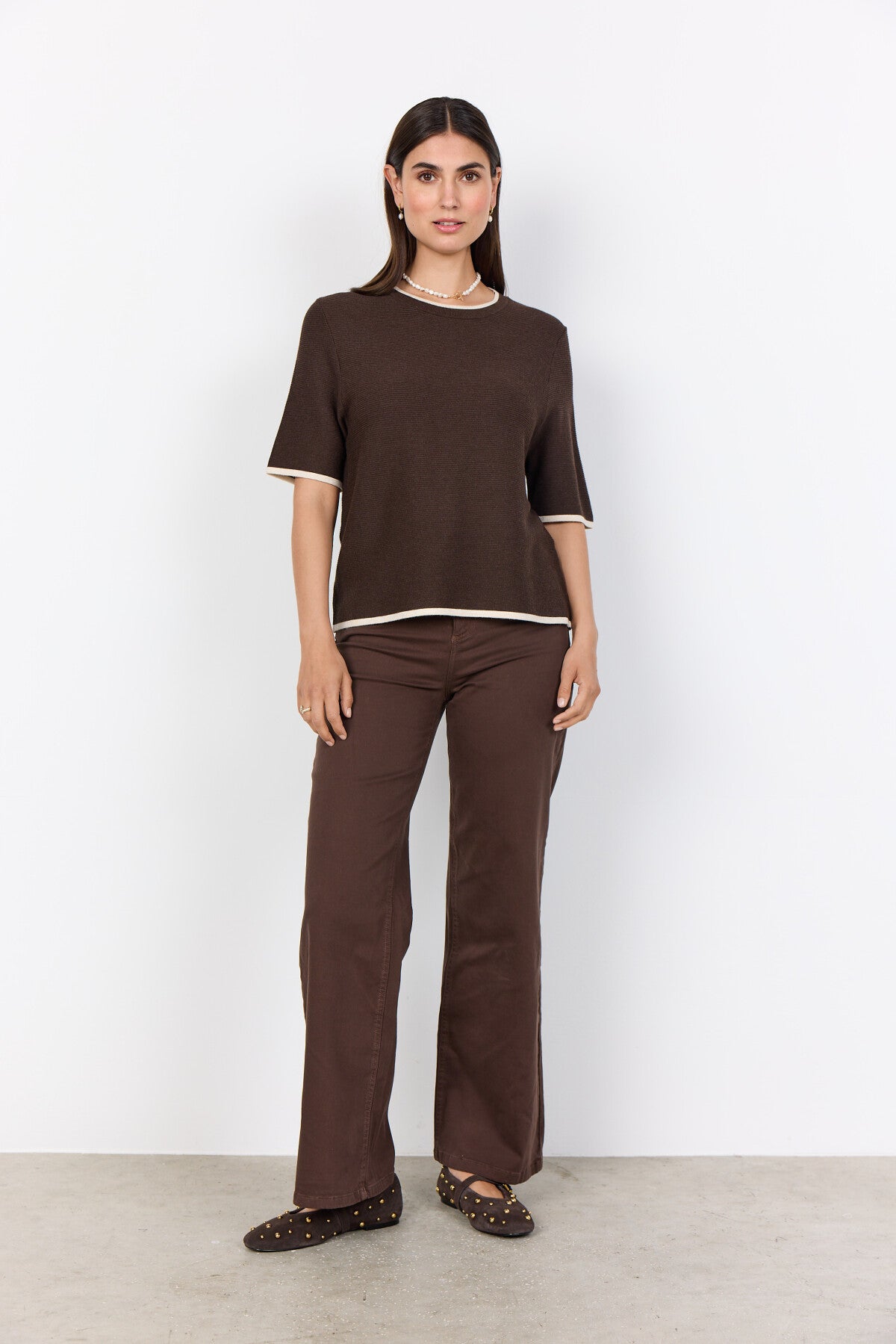 SC-DOLLIE 793 Pullover Mörkbrun