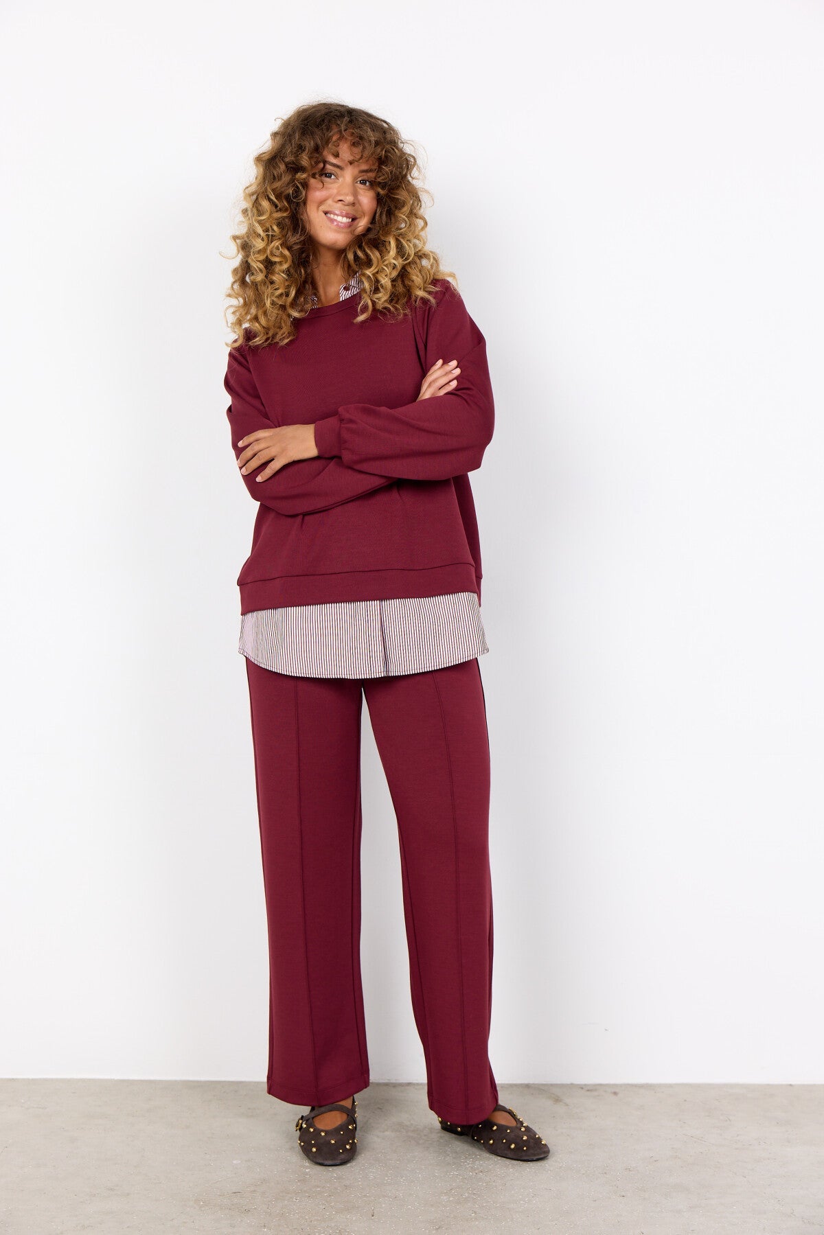 SC-BANU 264 Blus Bordeaux