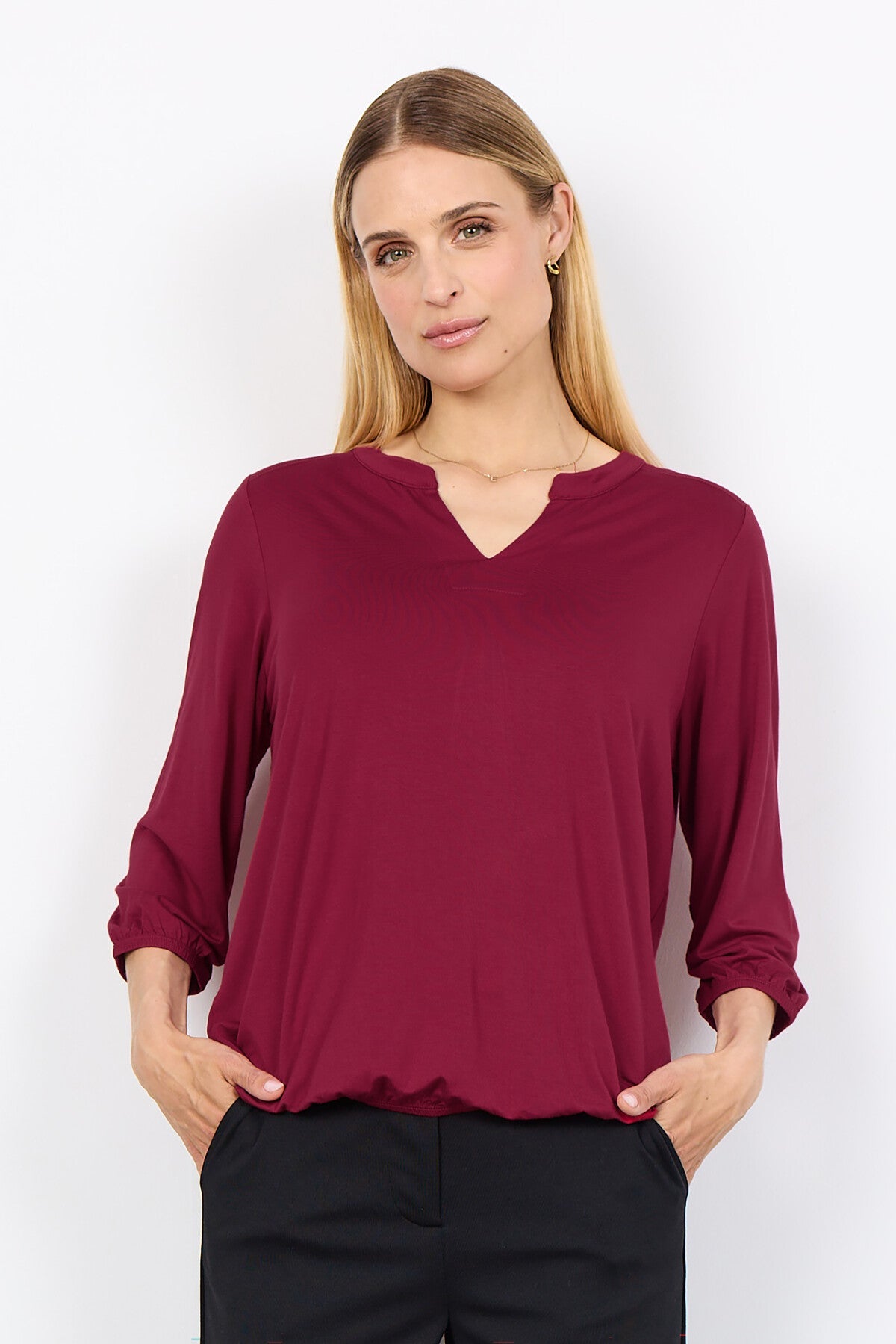 SC-MARICA 338 Blus Bordeaux
