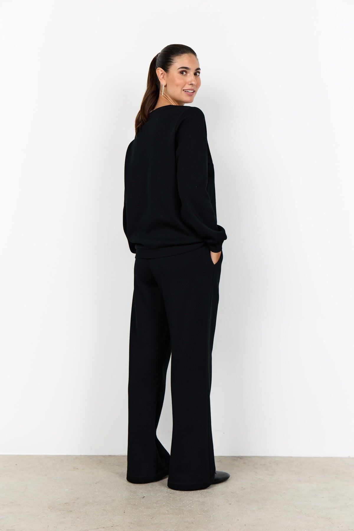 SC-ANGELIN 1 Sweatshirt Svart