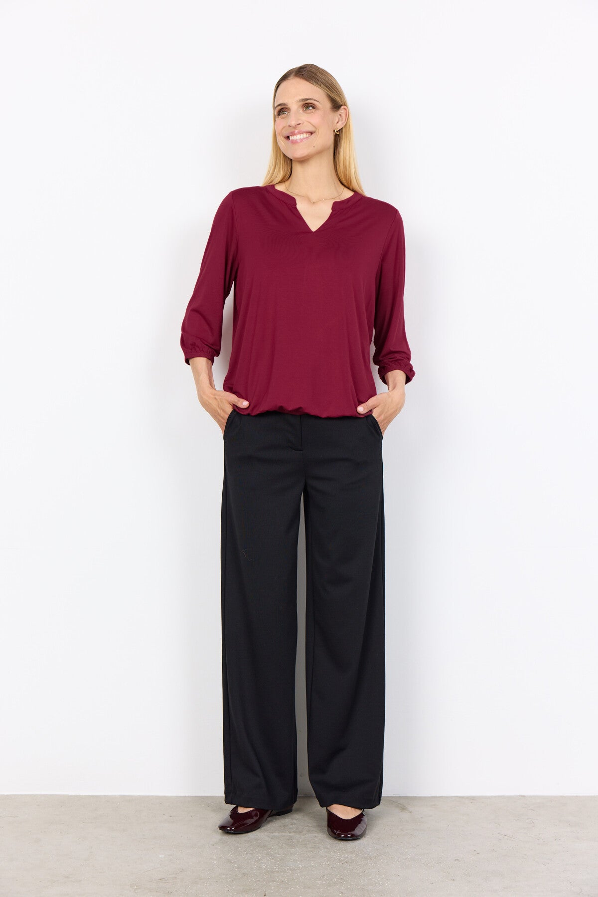 SC-MARICA 338 Blus Bordeaux