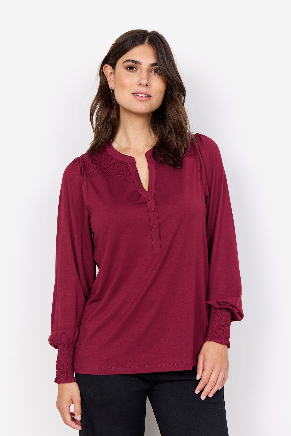SC-MARICA 303 Blus Bordeaux