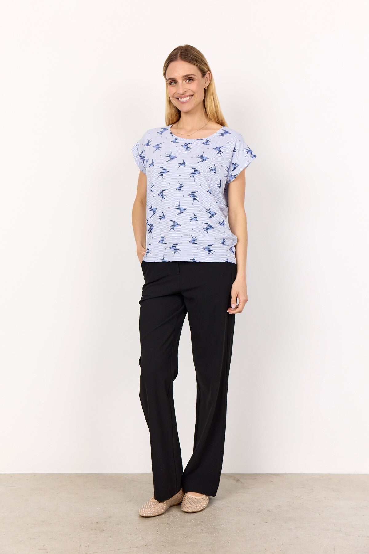 SC-GALINA 62 T-shirt Ljusblå
