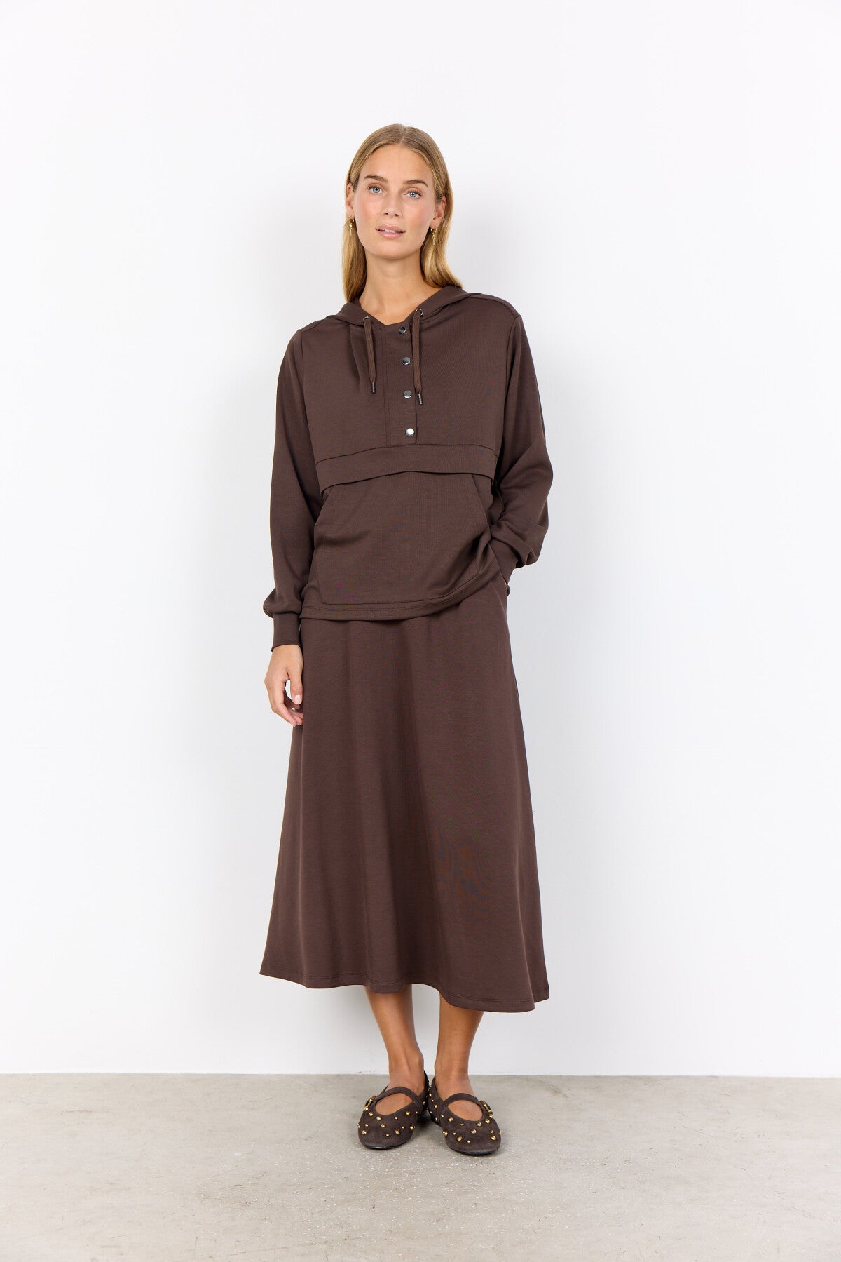 SC-BANU 263 Sweatshirt Mörkbrun