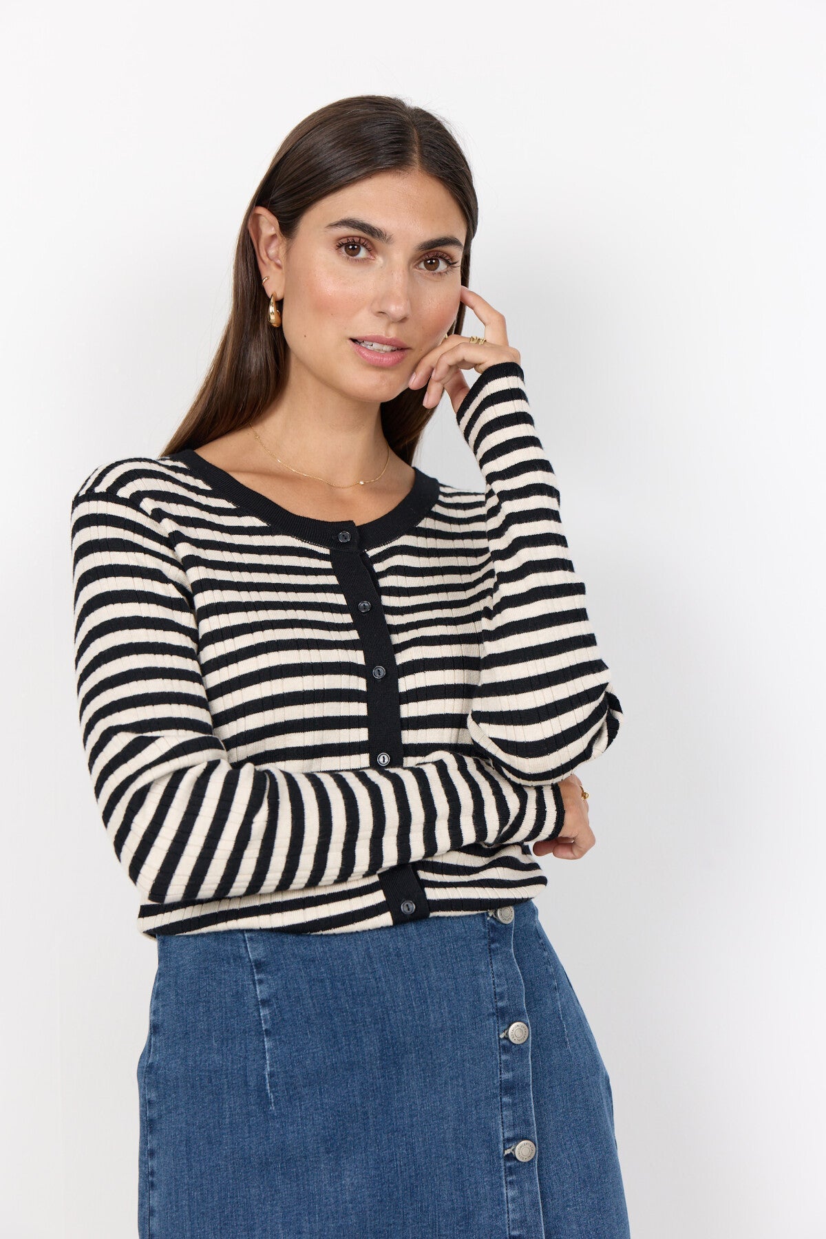 SC-VANA 2 Cardigan Svart
