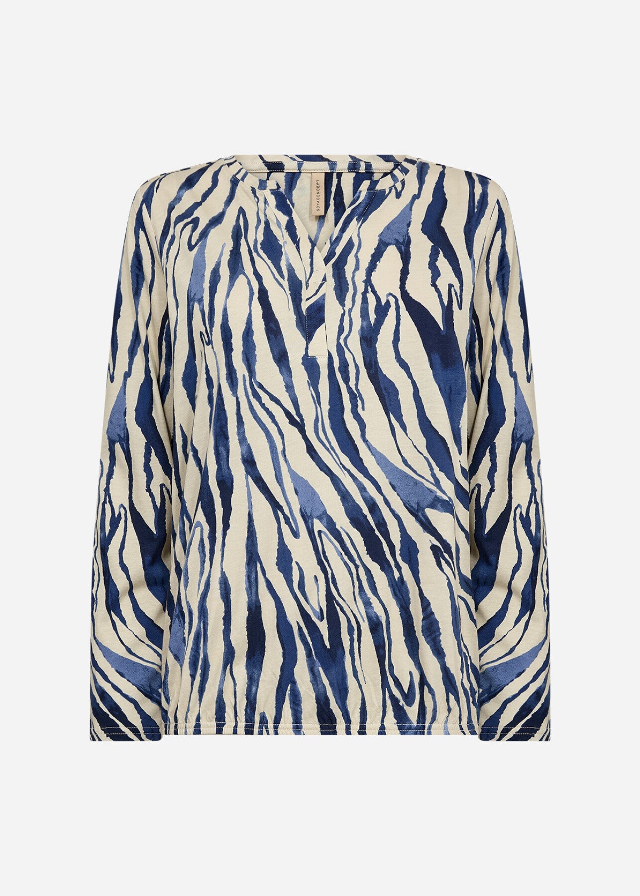 SC-FELICITY AOP 522 Blus mörkblå