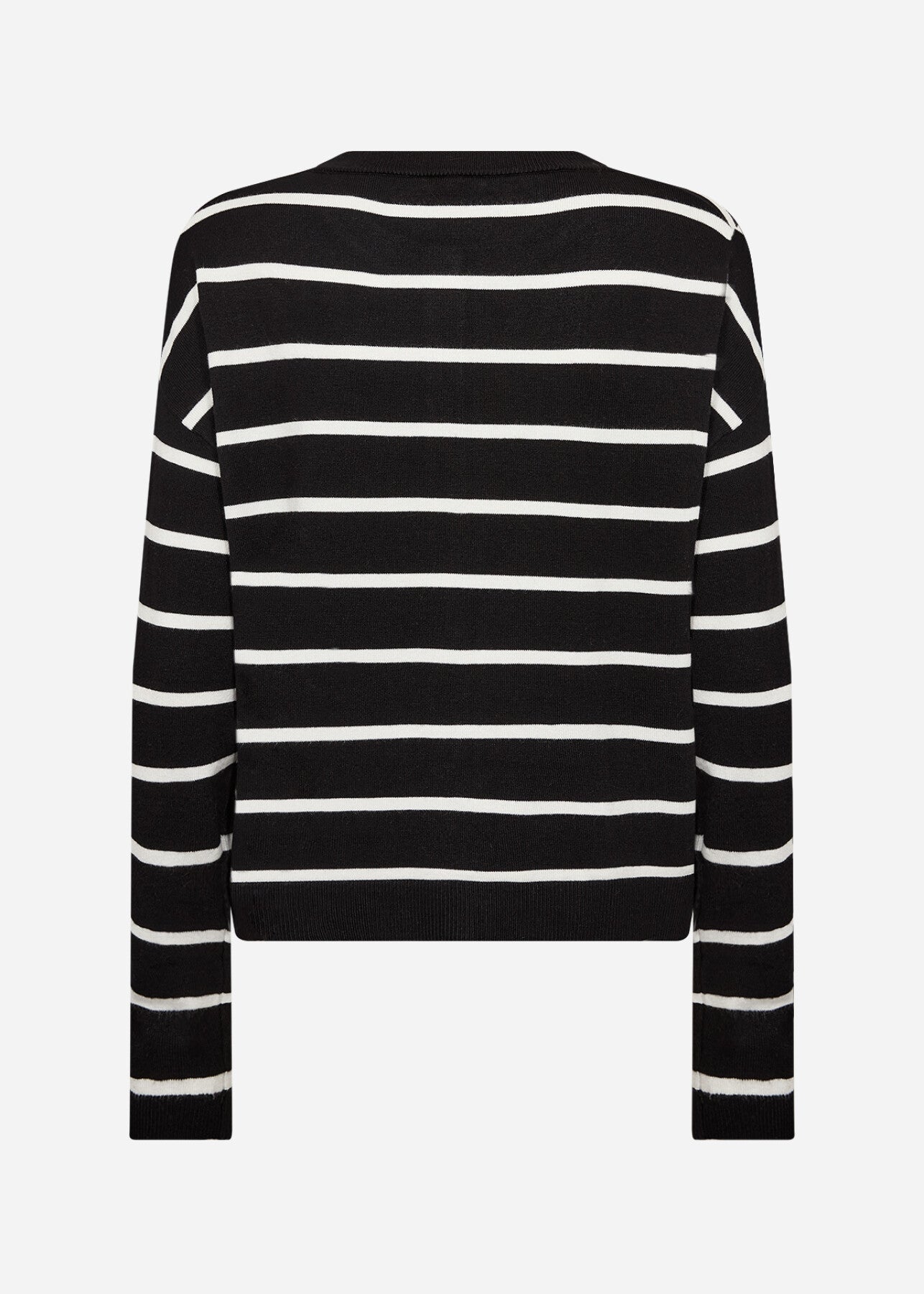 SC-DOLLIE STRIPE 795 Cardigan Svart
