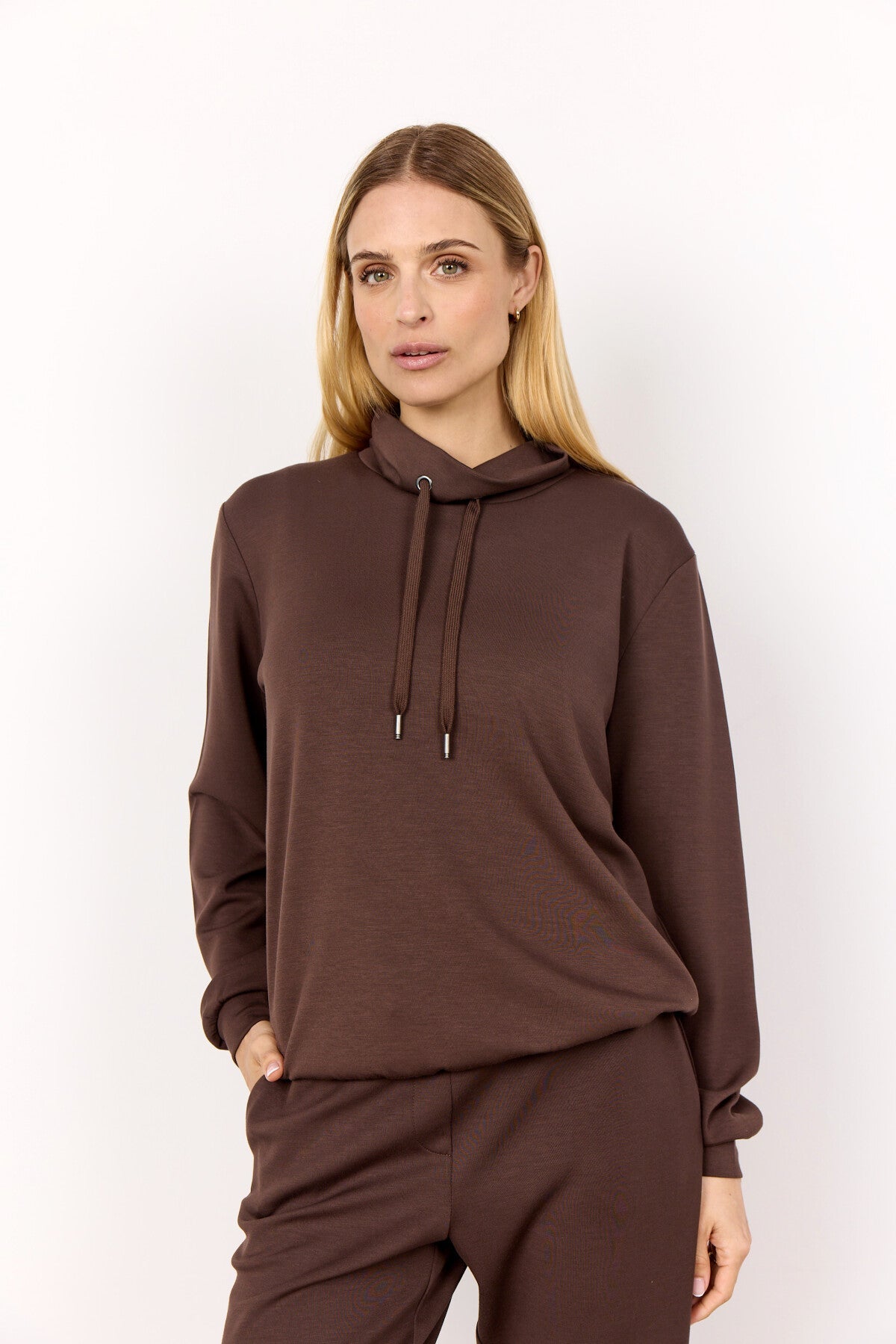 SC-BANU 125 Sweatshirt Mörkbrun