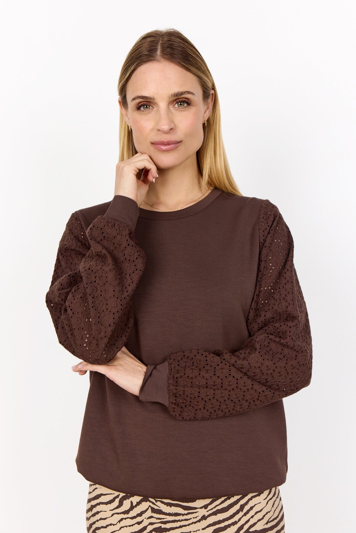 SC-BANU 247 Sweatshirt Mörkbrun