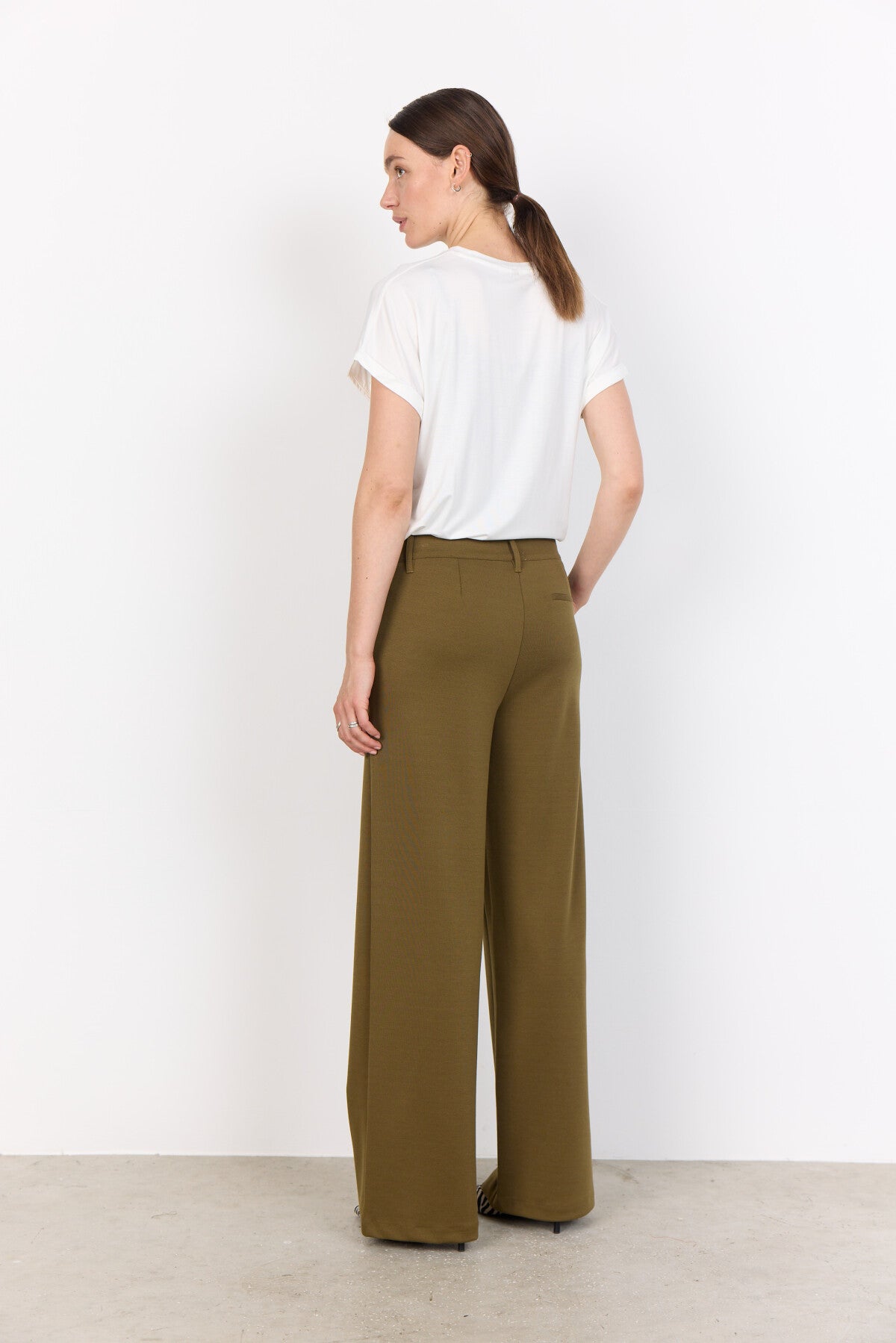 SC-DANIELA 9 Byxor Oliv