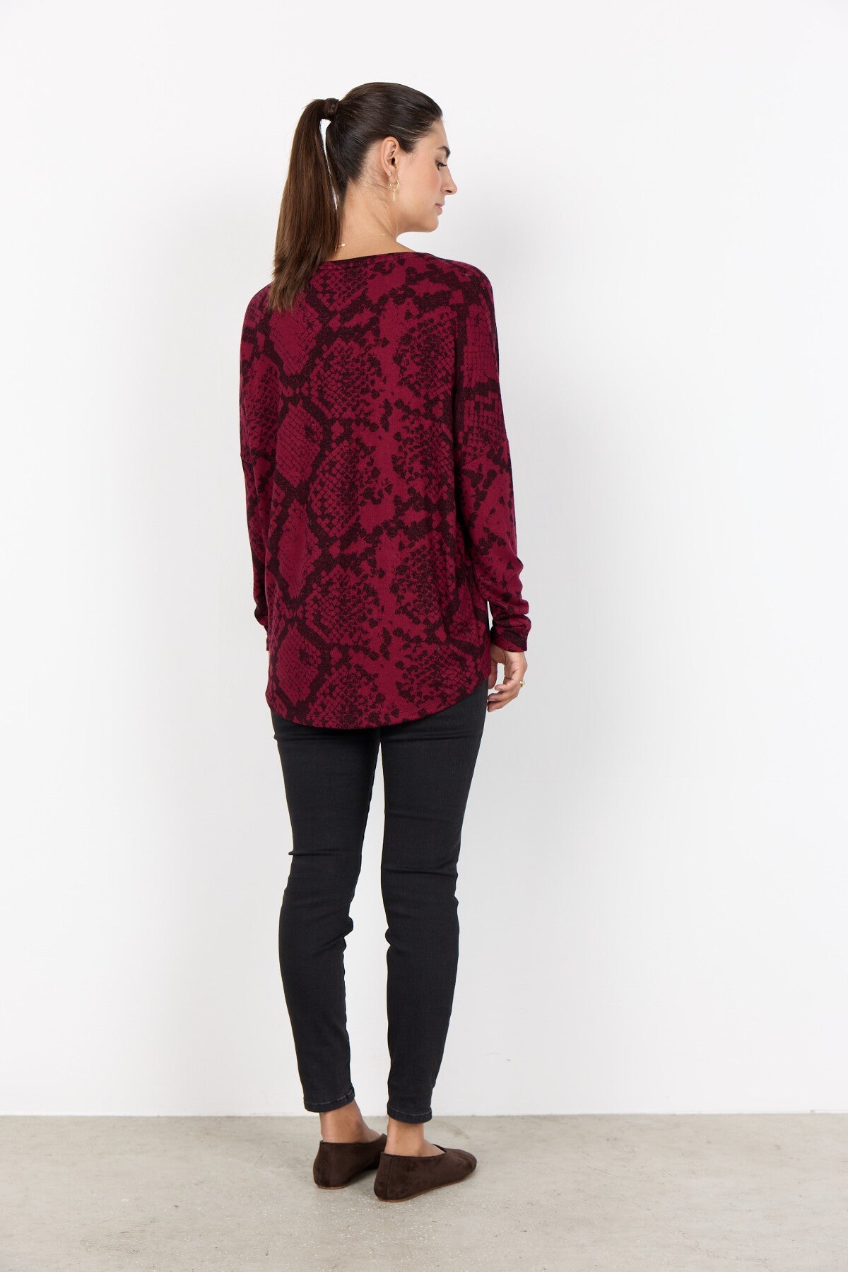SC-BIARA AOP 145 Blus Bordeaux