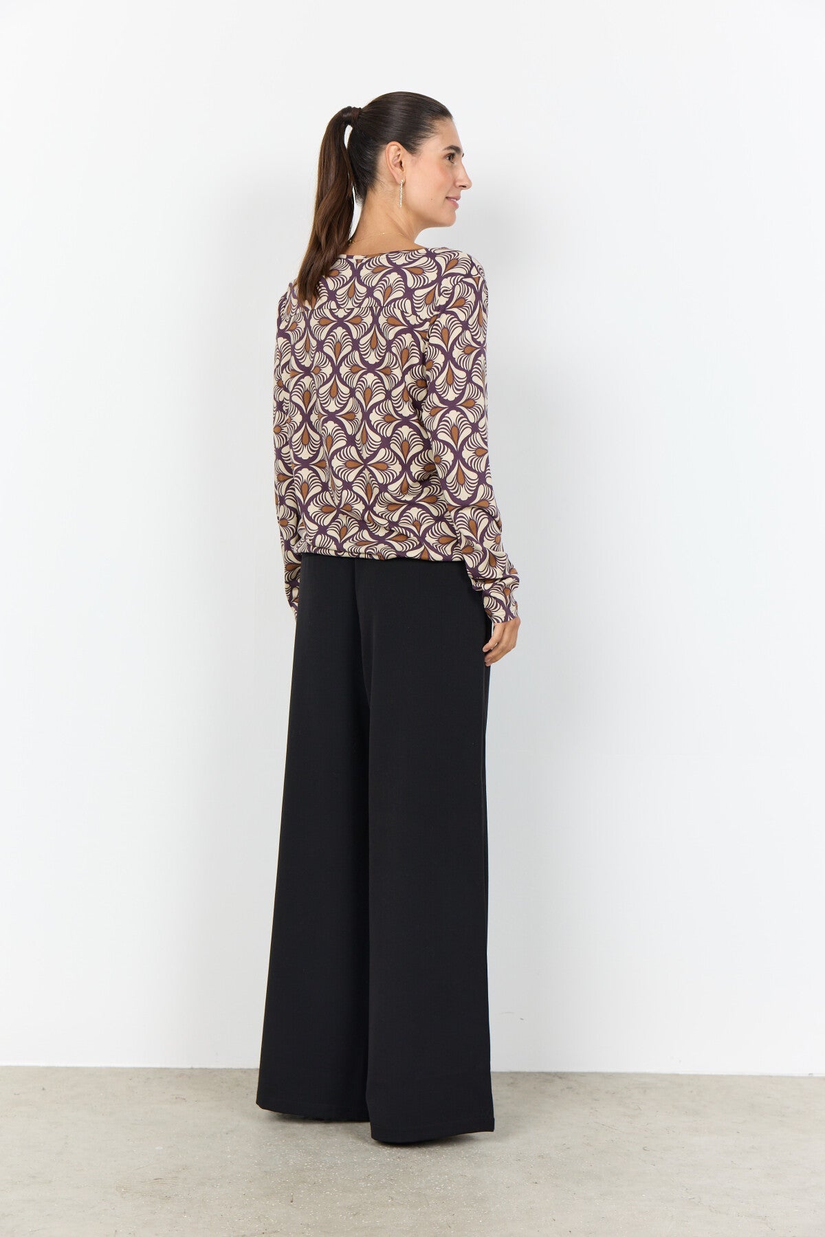 SC-FELICITY AOP 526 Blus Lila