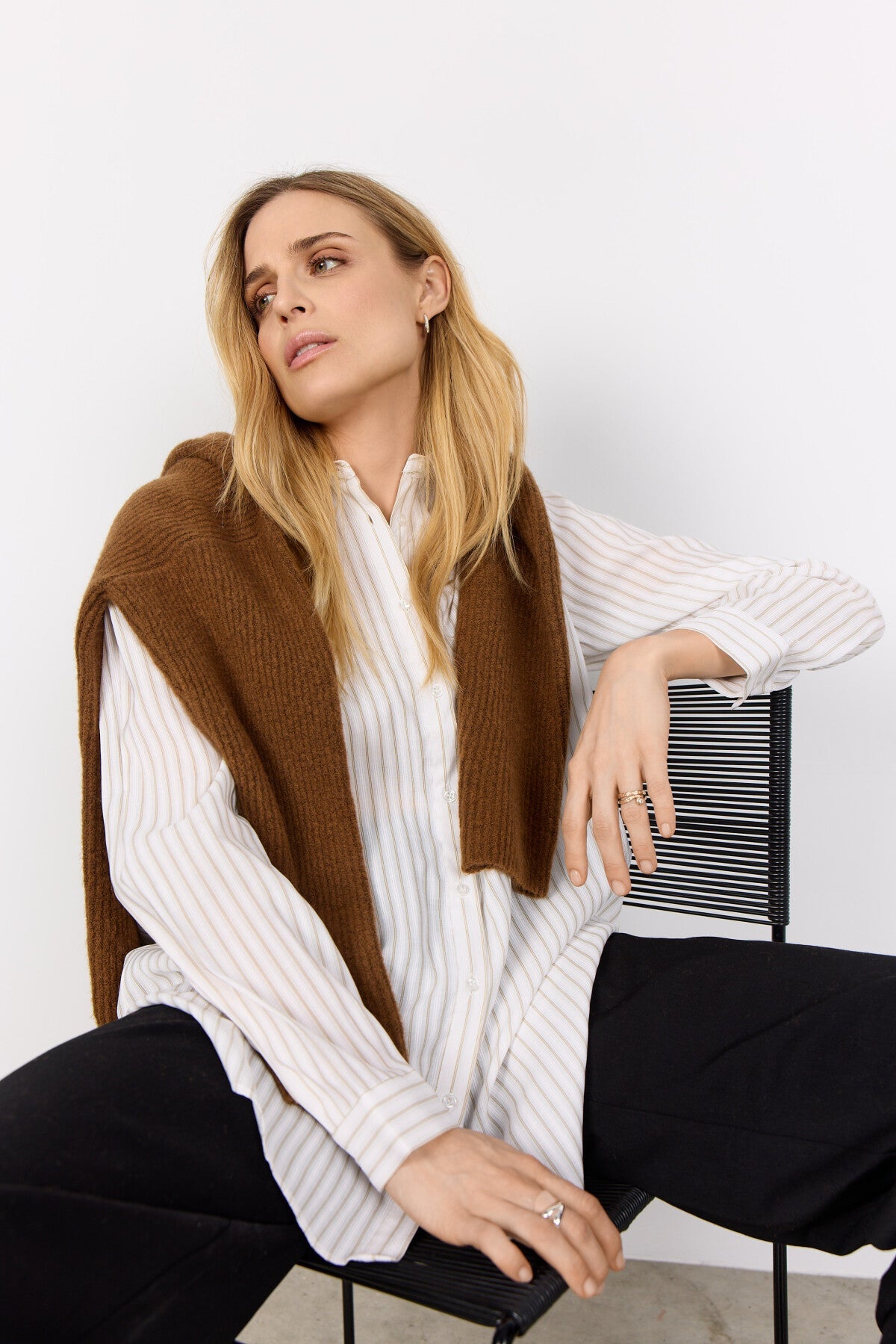 SC-ARIANNE 2 Skjorta Brün