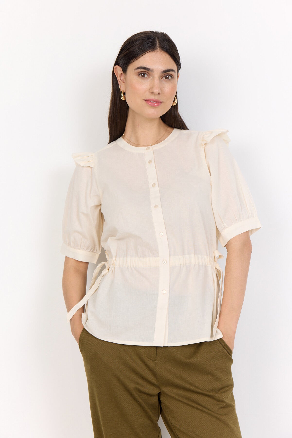 SC-CALISTE 20 Skjorta Cream