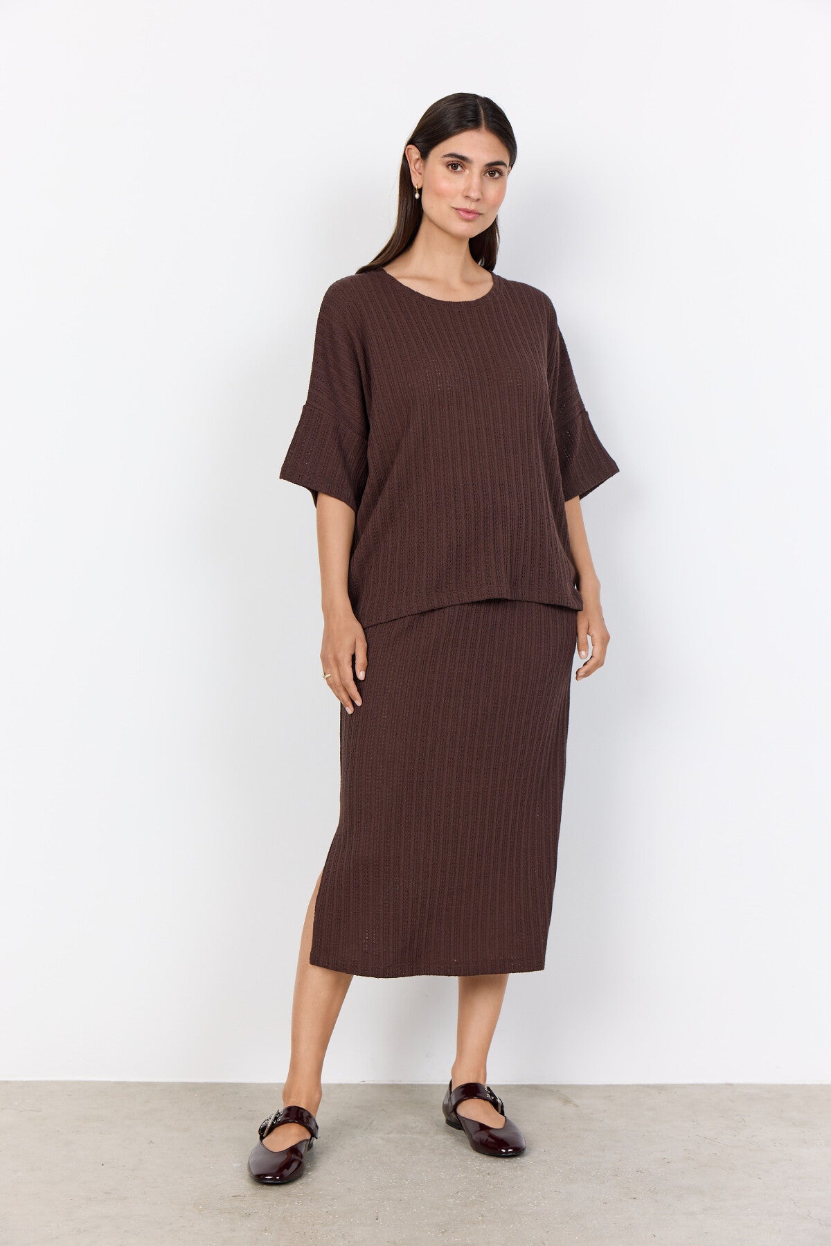 SC-SHONAS 2 Blus Mörkbrun