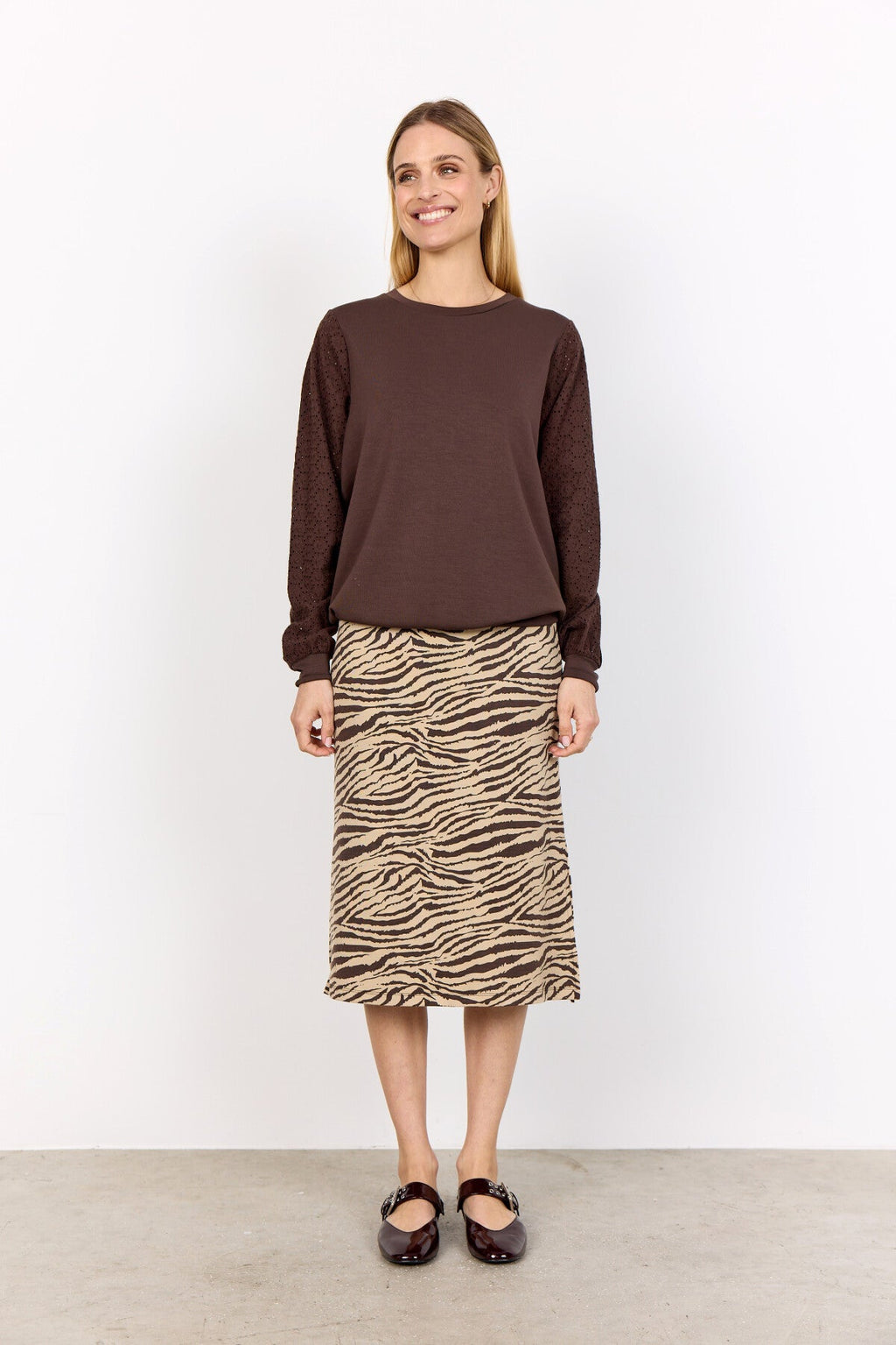 SC-BANU 247 Sweatshirt Mörkbrun