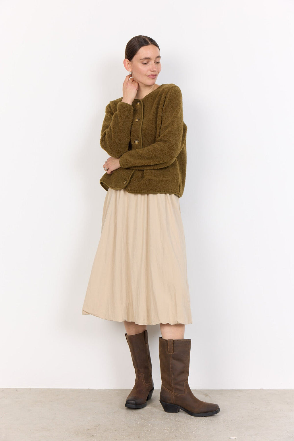 SC-ONYX 2 Cardigan Oliv