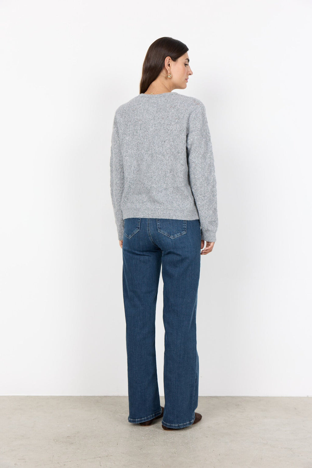 SC-VIKI 2 Cardigan Grå