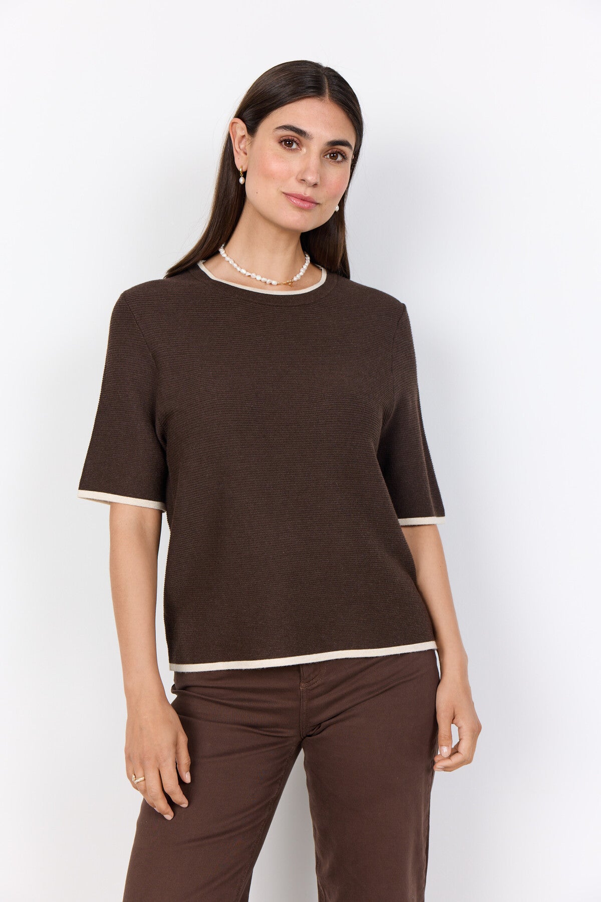 SC-DOLLIE 793 Pullover Mörkbrun