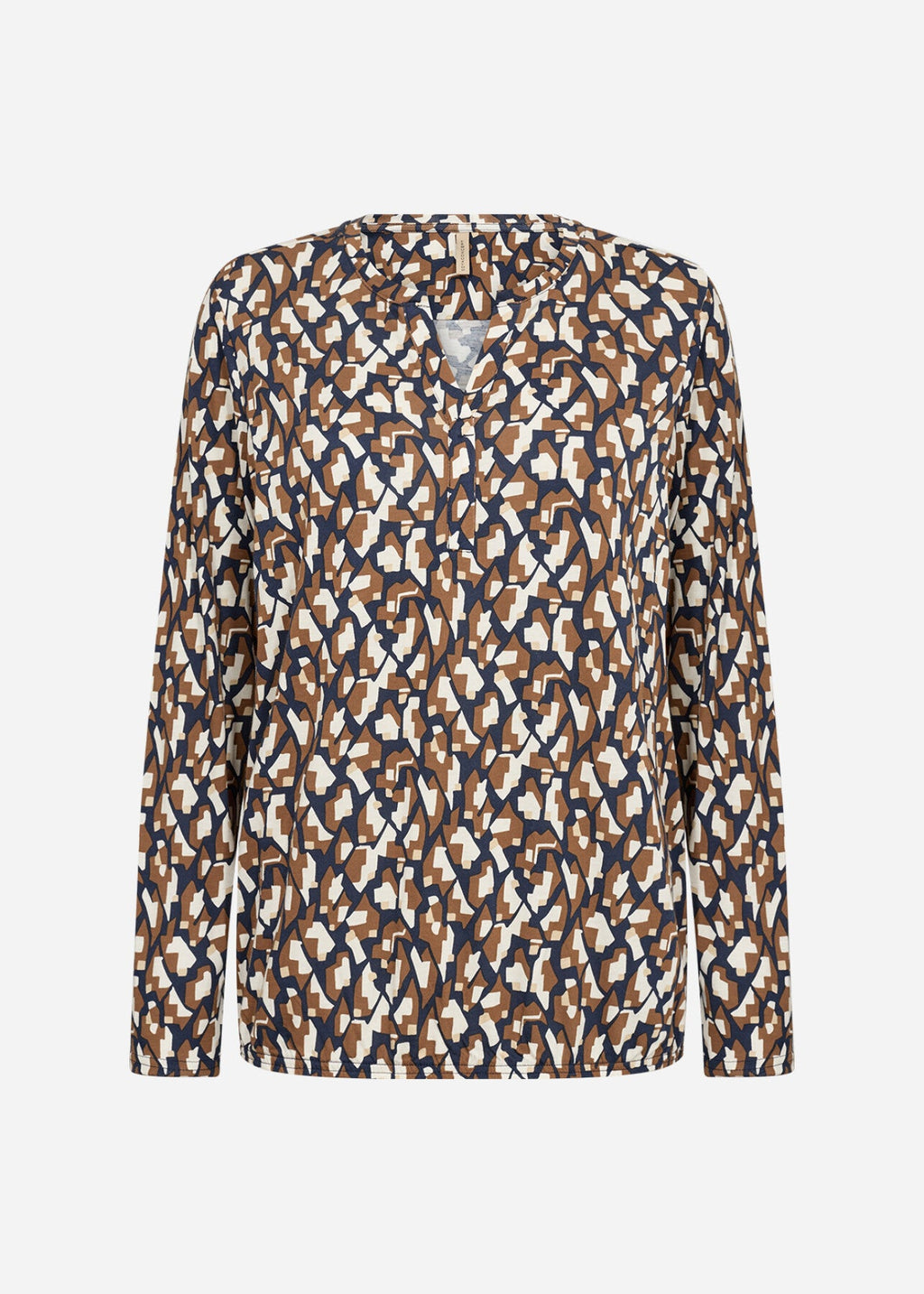 SC-FELICITY AOP 527 Blus mörkblå