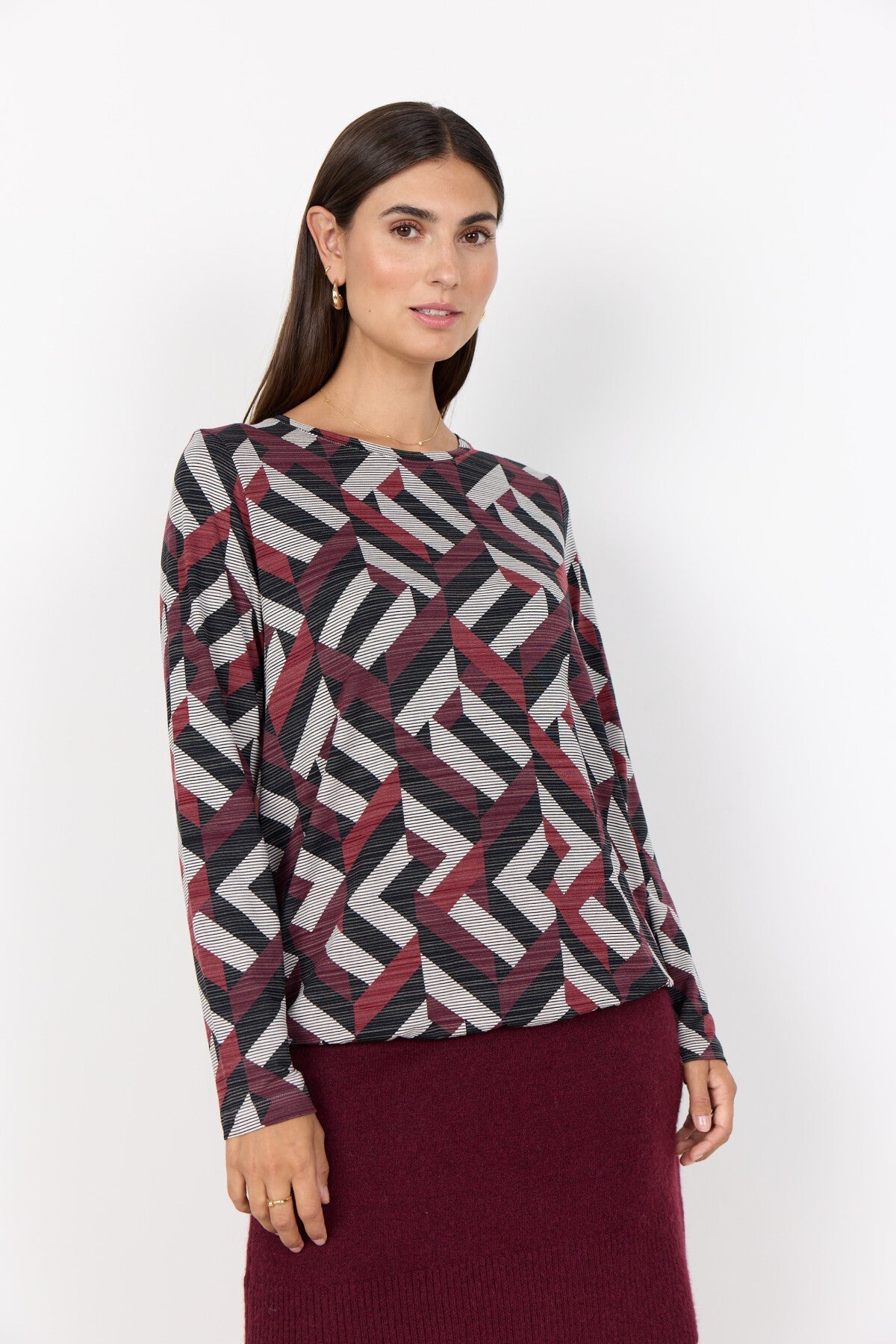 SC-GALINA 64 Blus Mörkröd