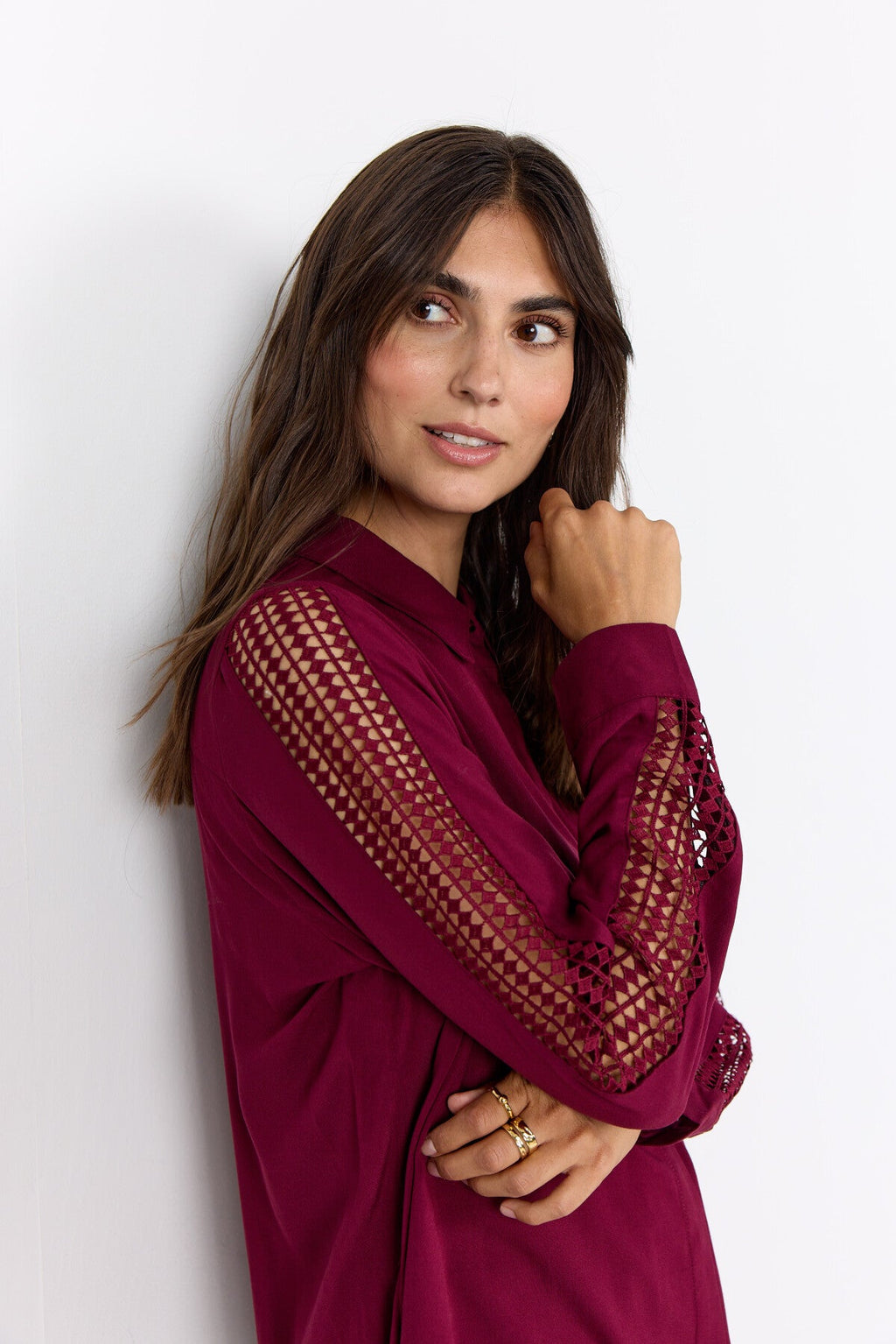 SC-RADIA 223 Skjorta Bordeaux