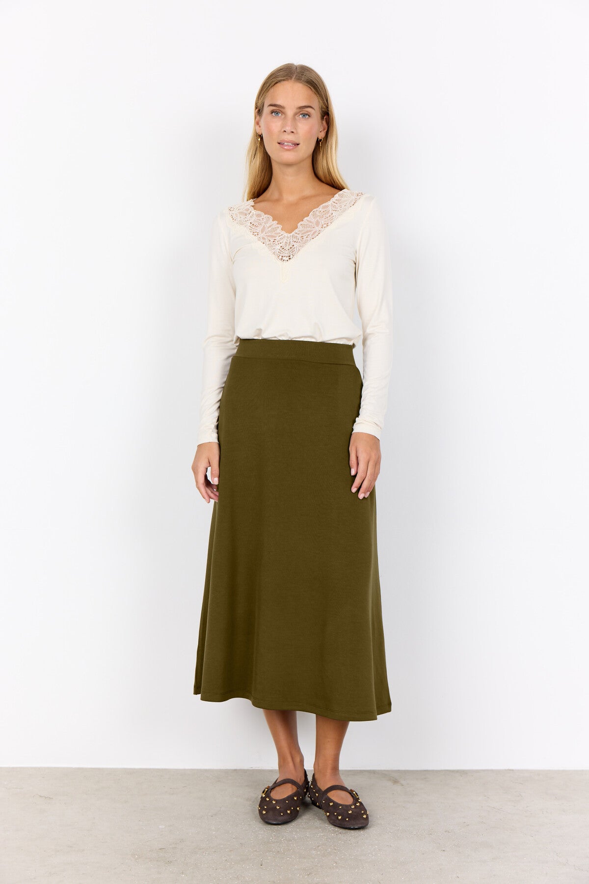 SC-BANU 258 Kjol Mörkgrön