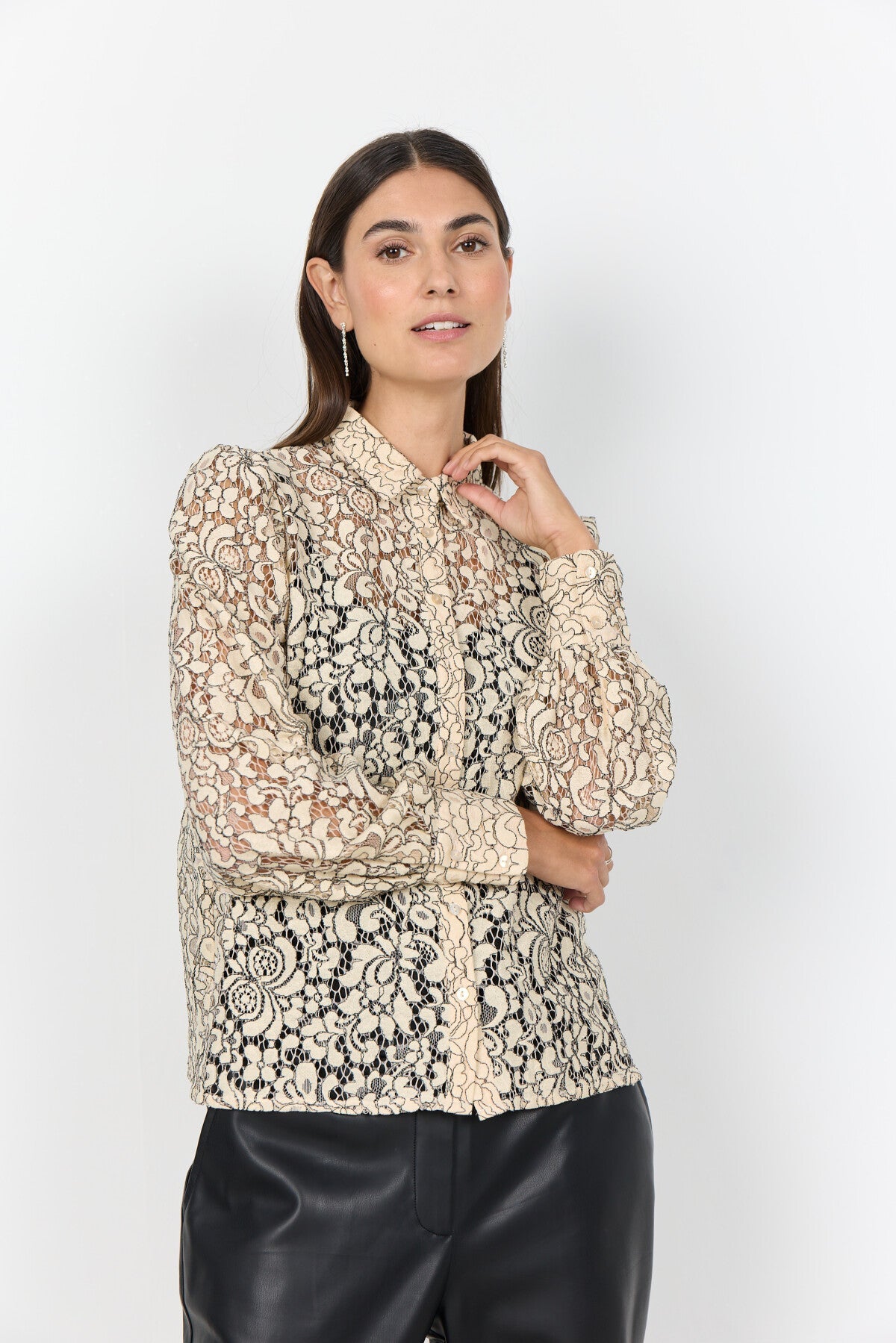 SC-NILLA 2 Skjorta Sand