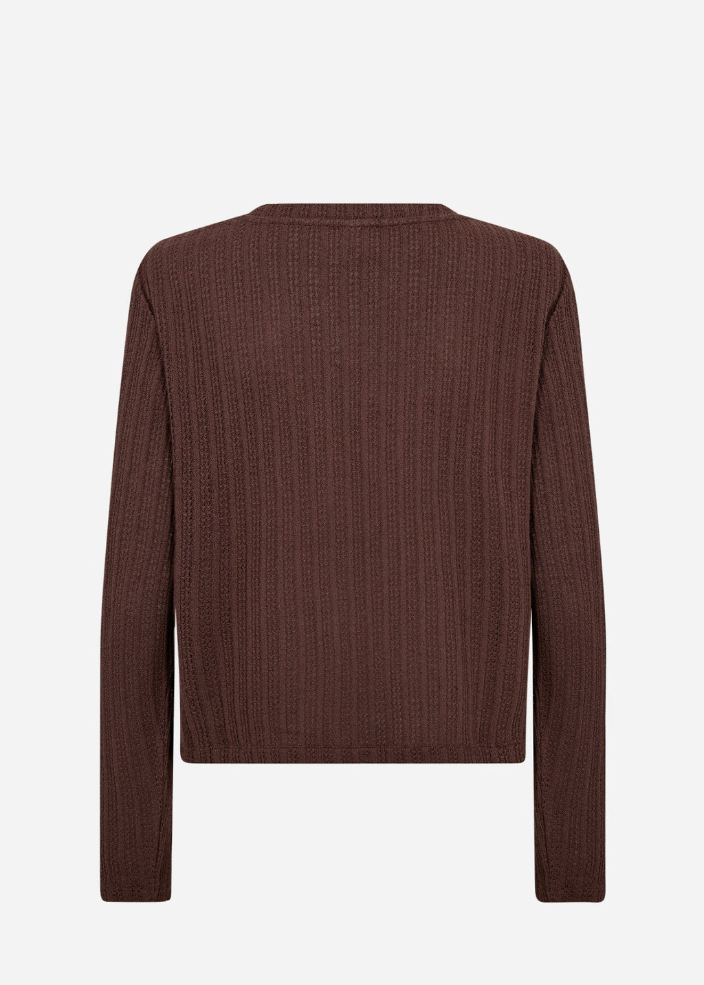 SC-SHONAS 3 Cardigan Mörkbrun