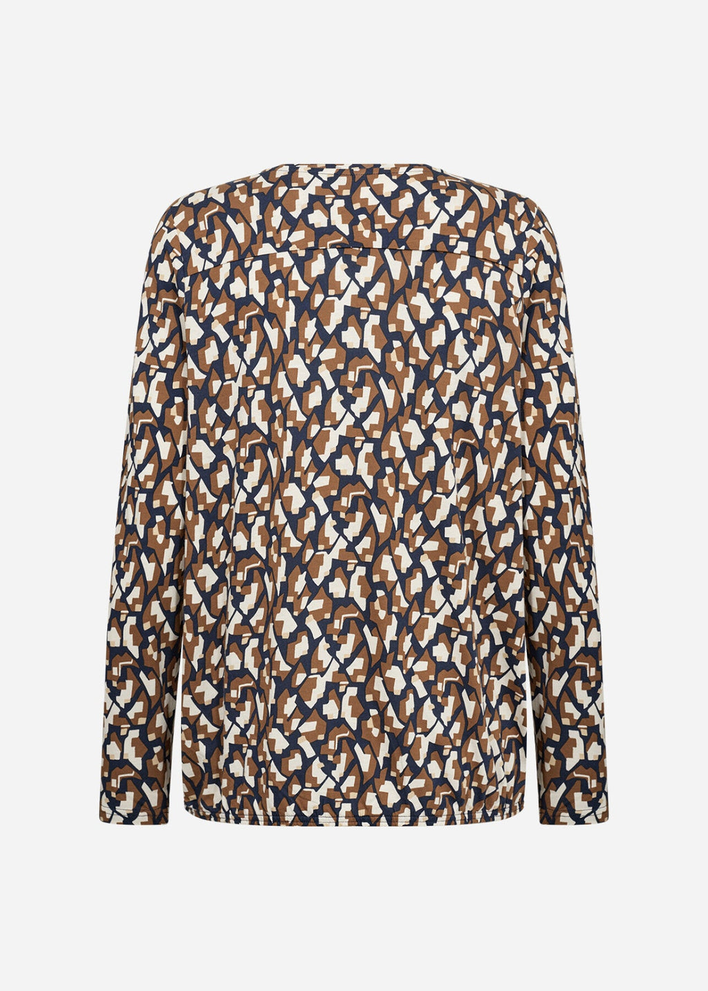 SC-FELICITY AOP 527 Blus mörkblå