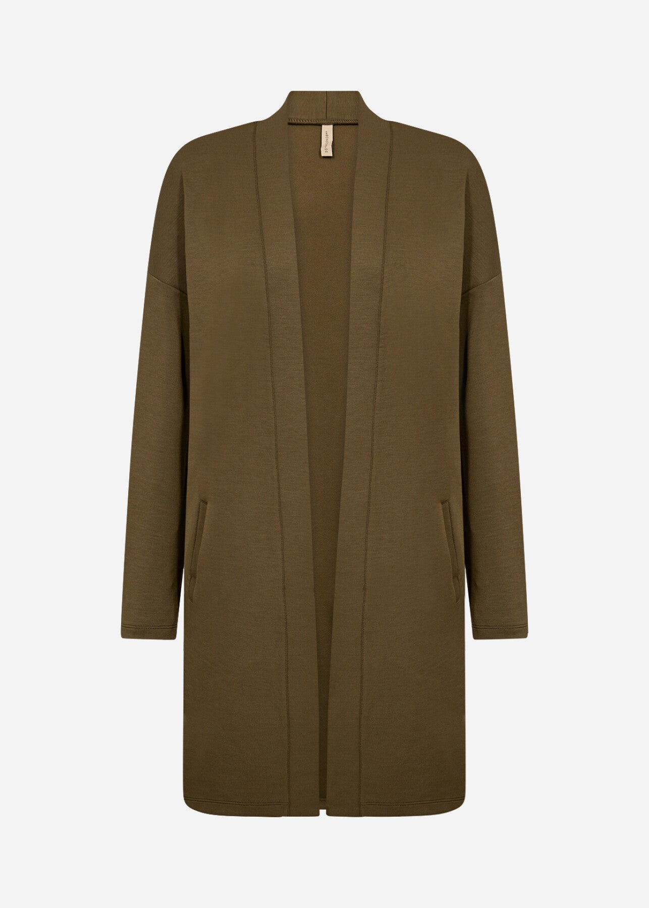 SC-BANU 221 Cardigan Mörkgrön