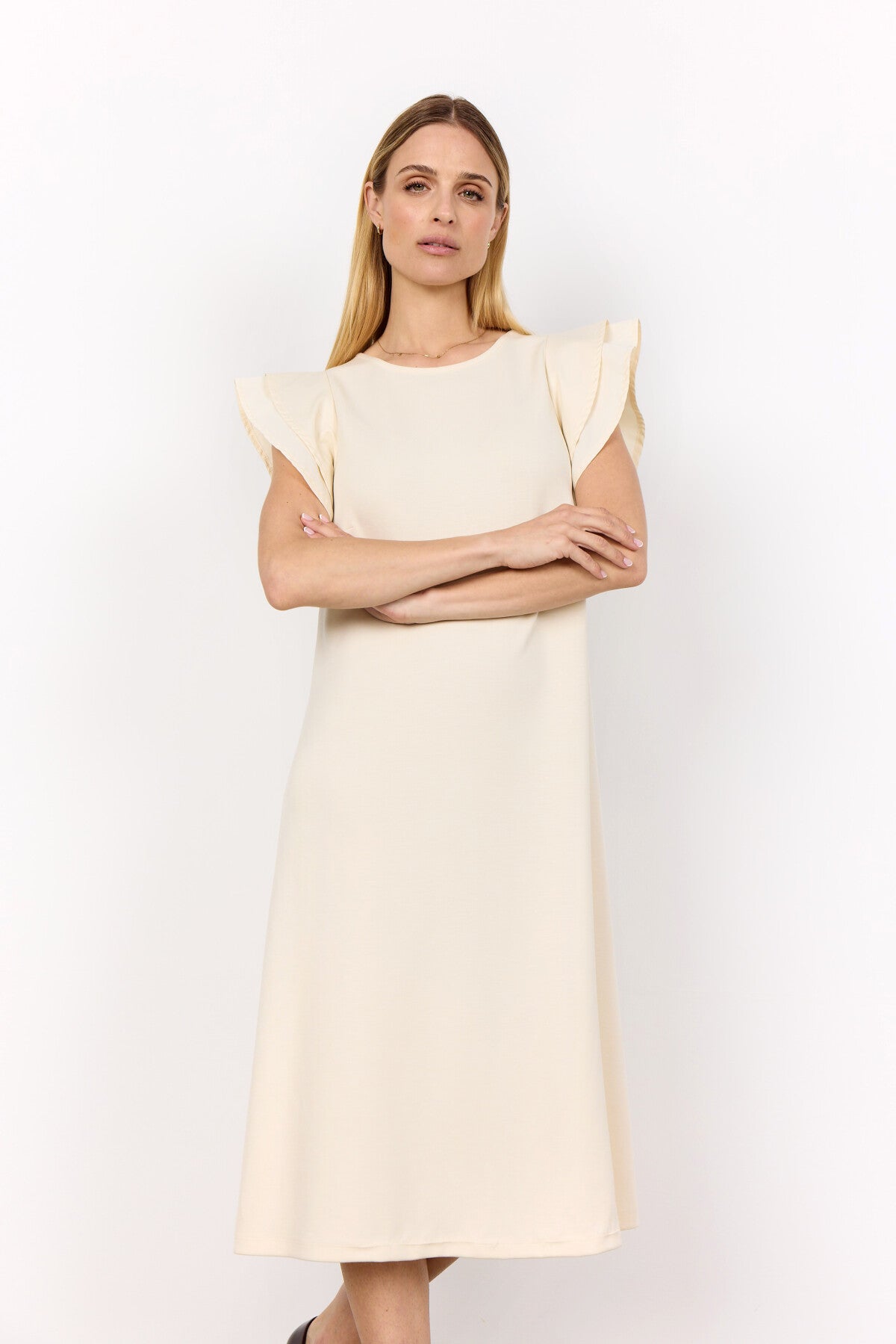 SC-BANU 251 Klänning Cream