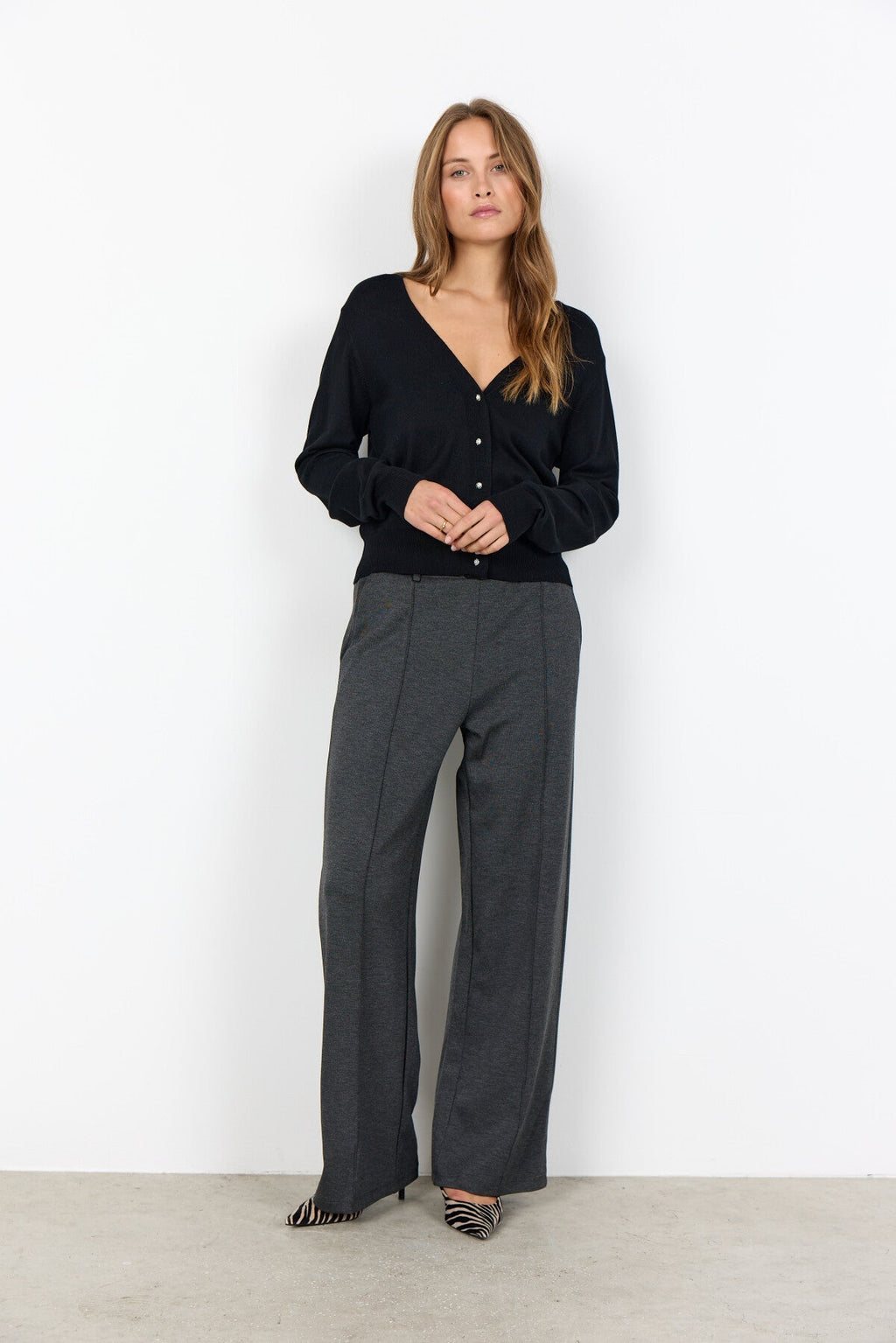 SC-DOLLIE 746 Cardigan Svart