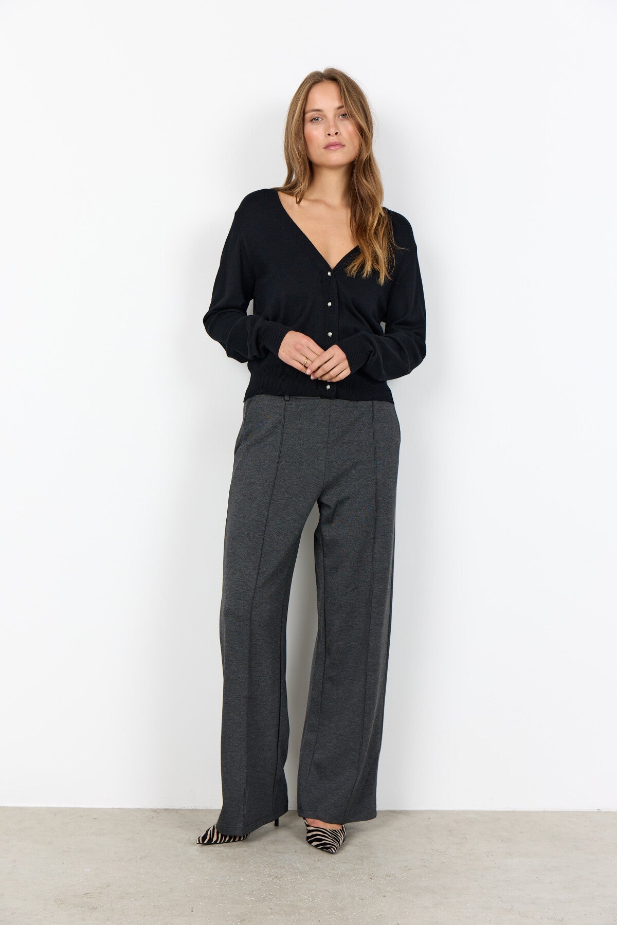 SC-DOLLIE 746 Cardigan Svart