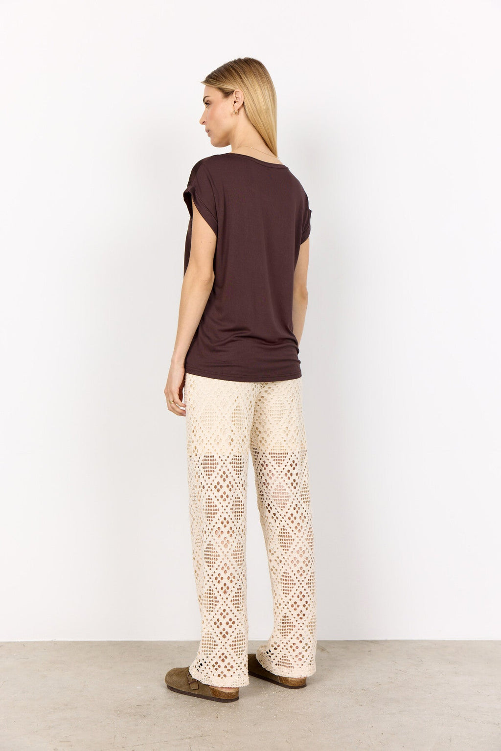 SC-THILDE 6 T-shirt Mörkbrun