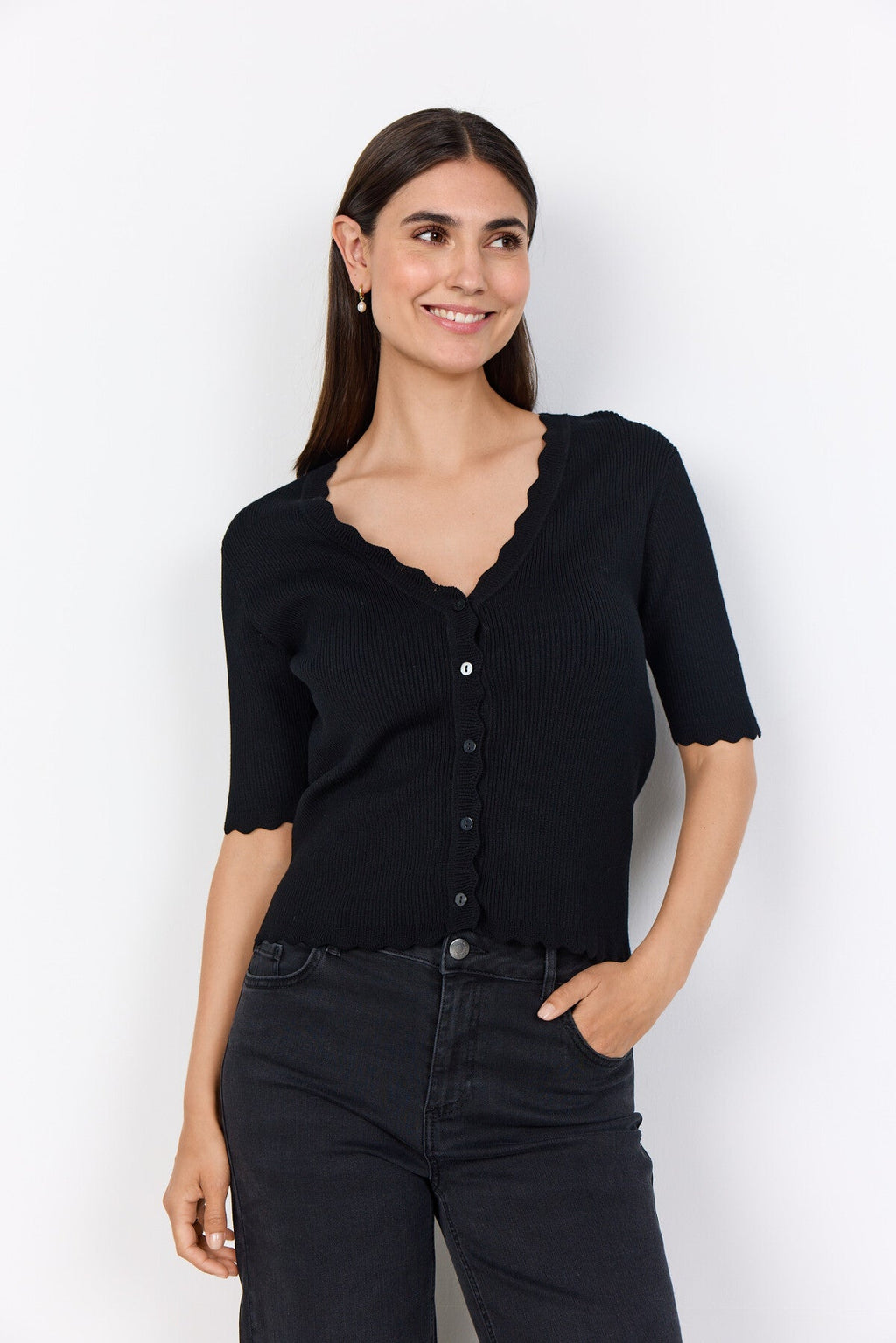 SC-DOLLIE 788 Cardigan Svart