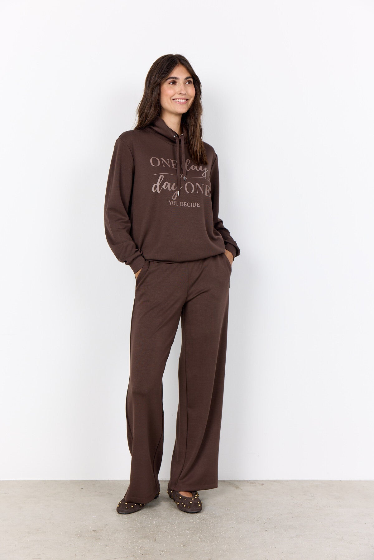 SC-BANU 256 Sweatshirt Mörkbrun
