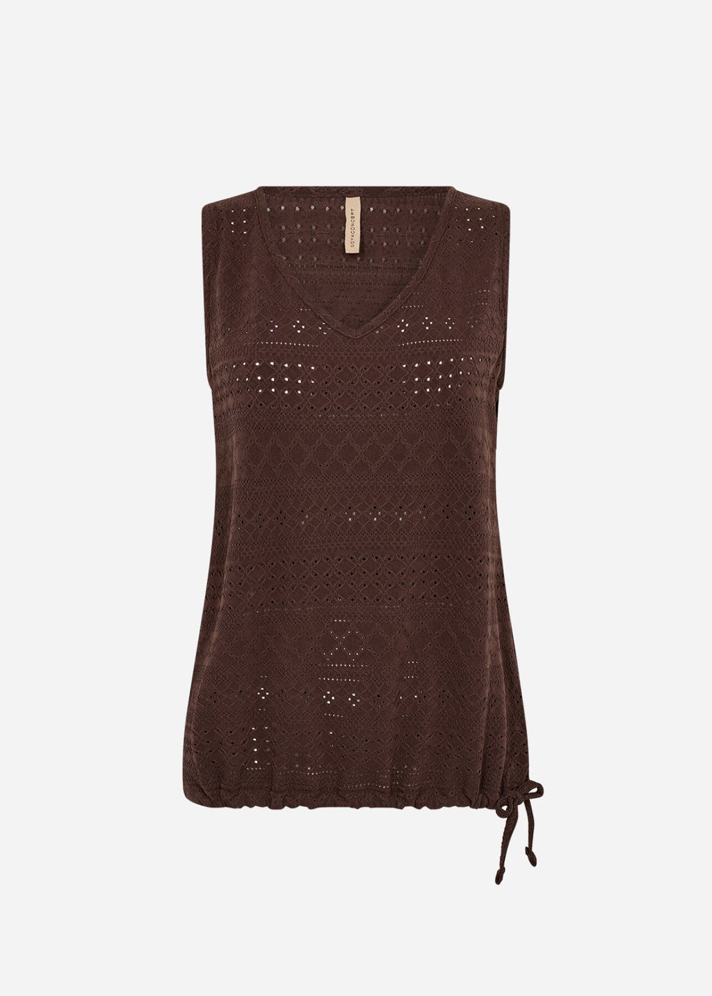 SC-SATINE 1 Topp Mörkbrun