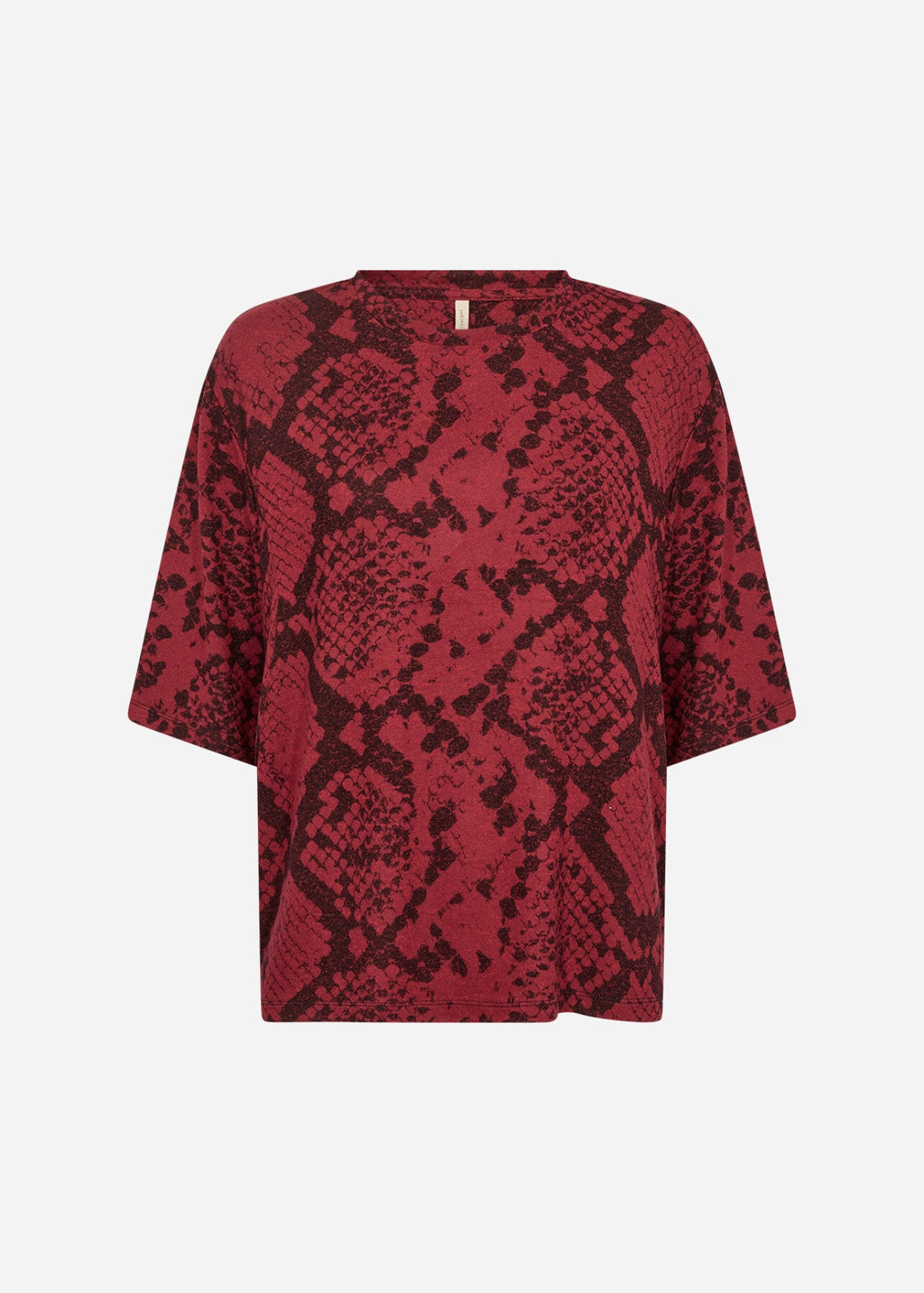 SC-BIARA AOP 144 T-shirt Bordeaux