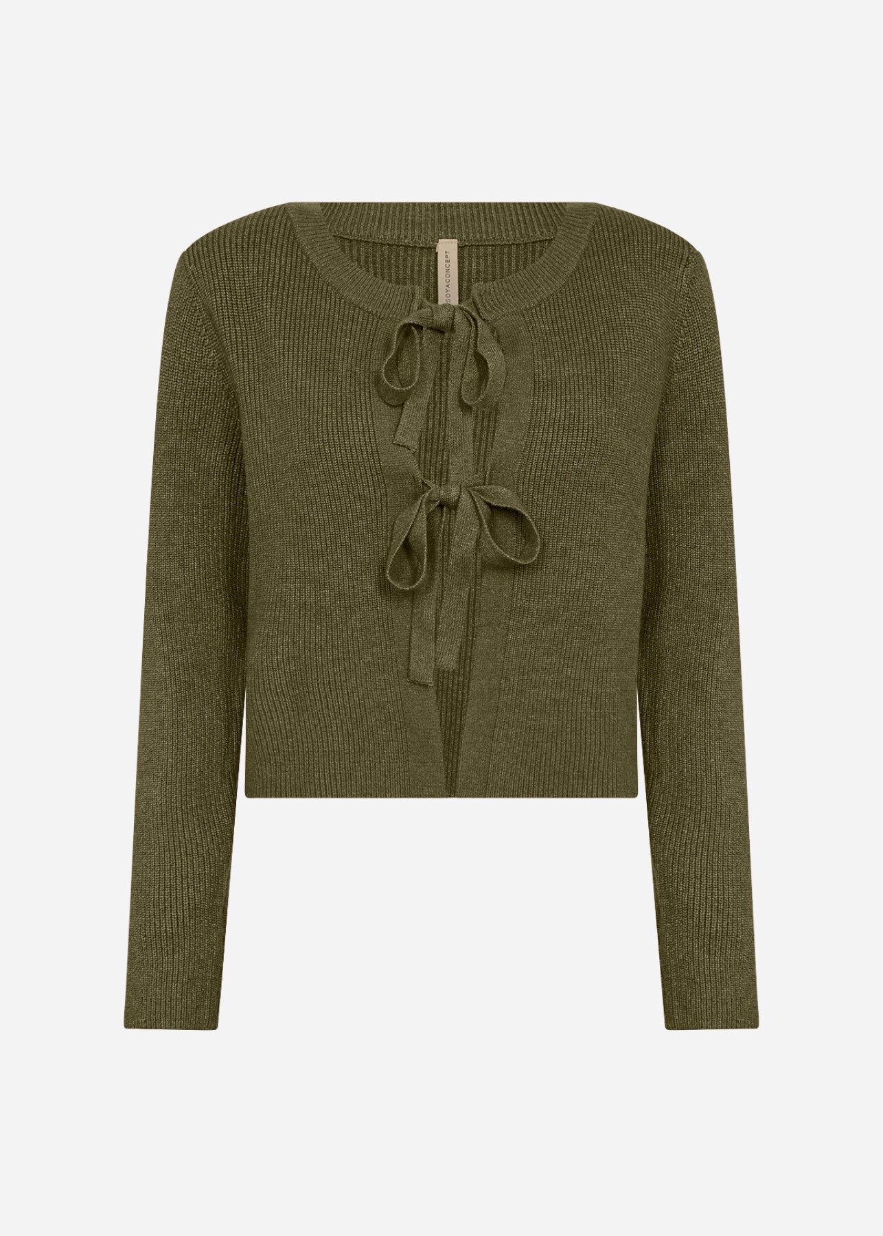 SC-KANITA 26 Cardigan Mörkgrön