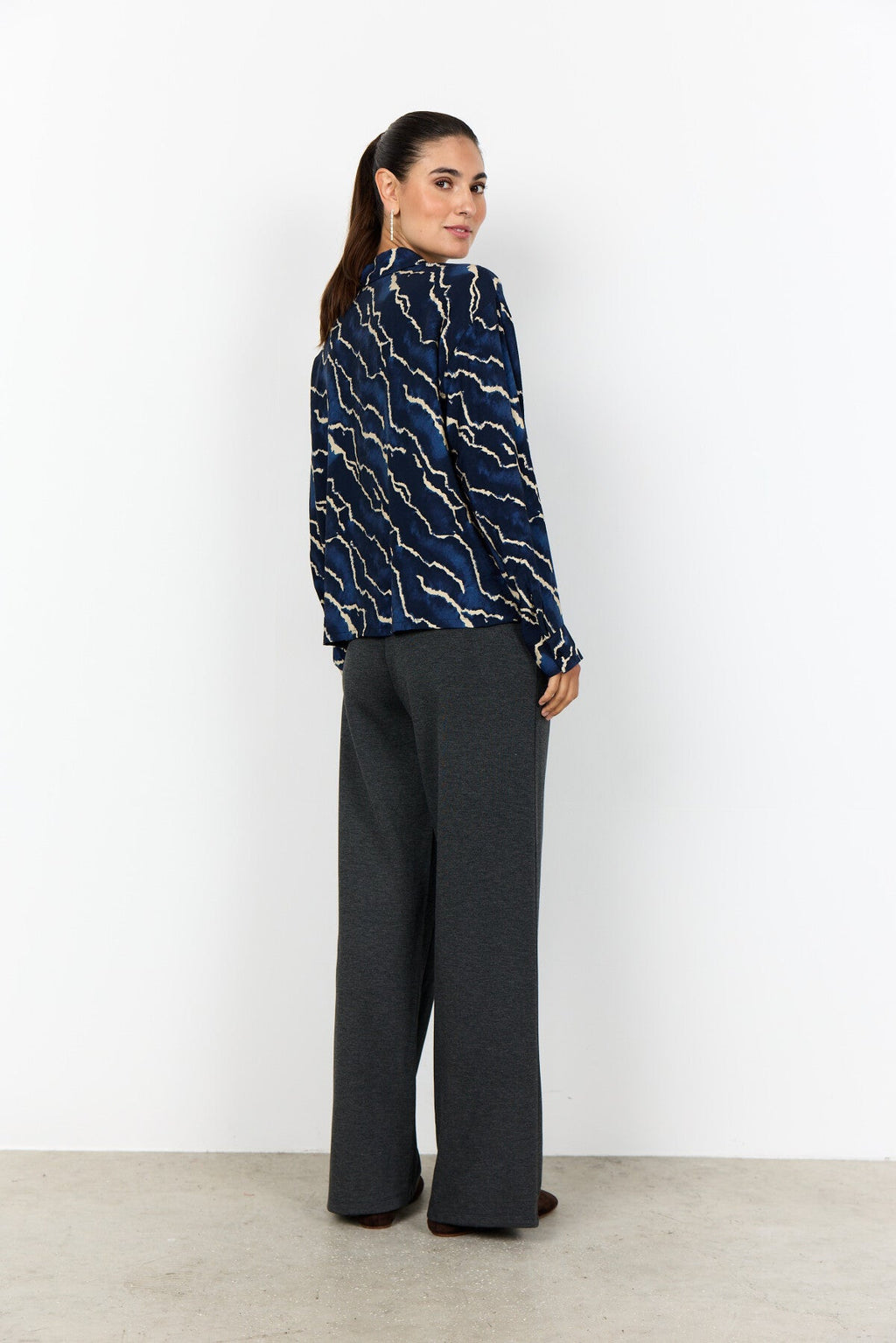 SC-ANYA 1 Skjorta mörkblå