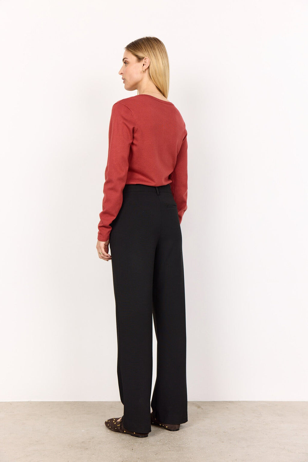 SC-DOLLIE 446 Cardigan Roströd